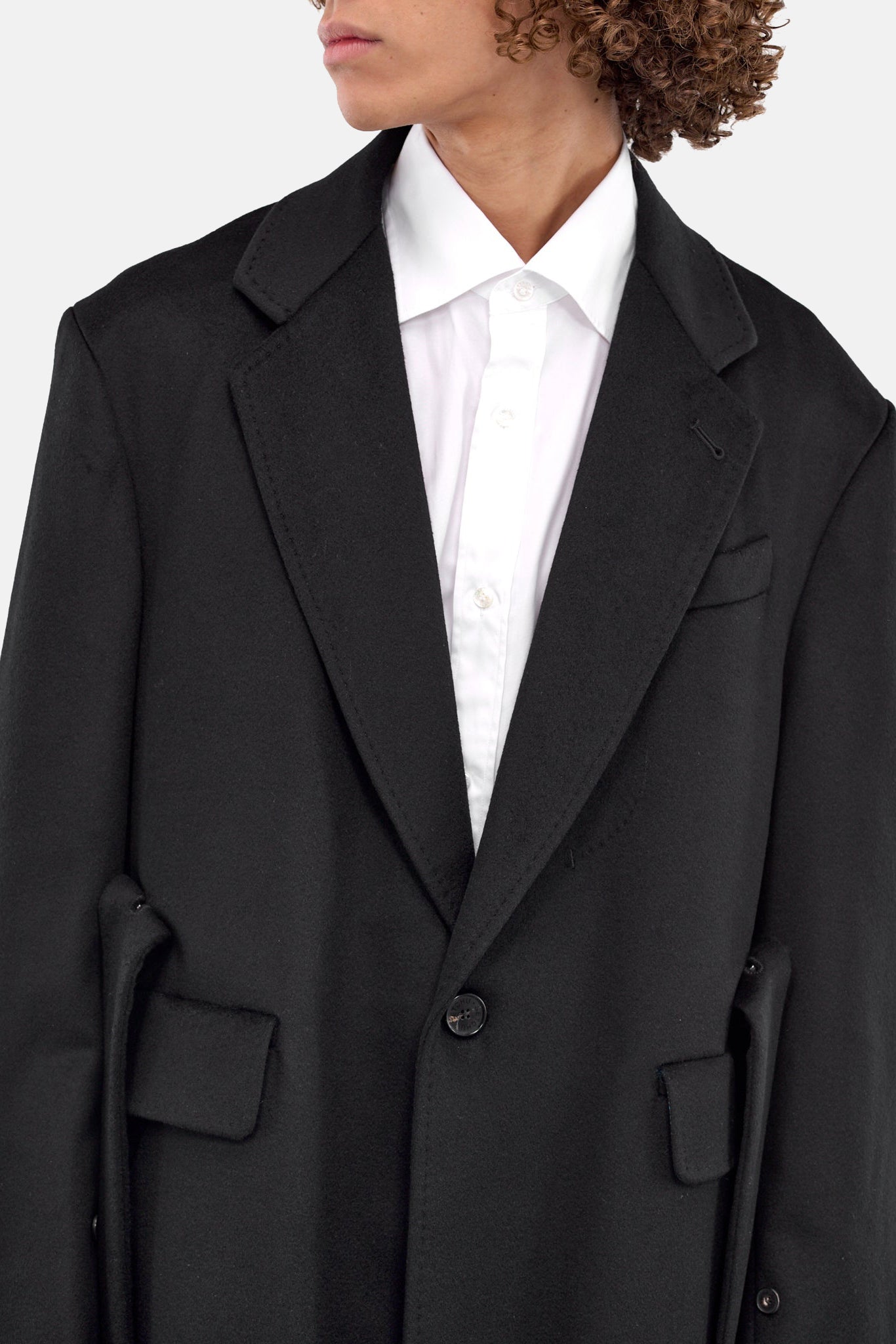 Black Travel Coat
