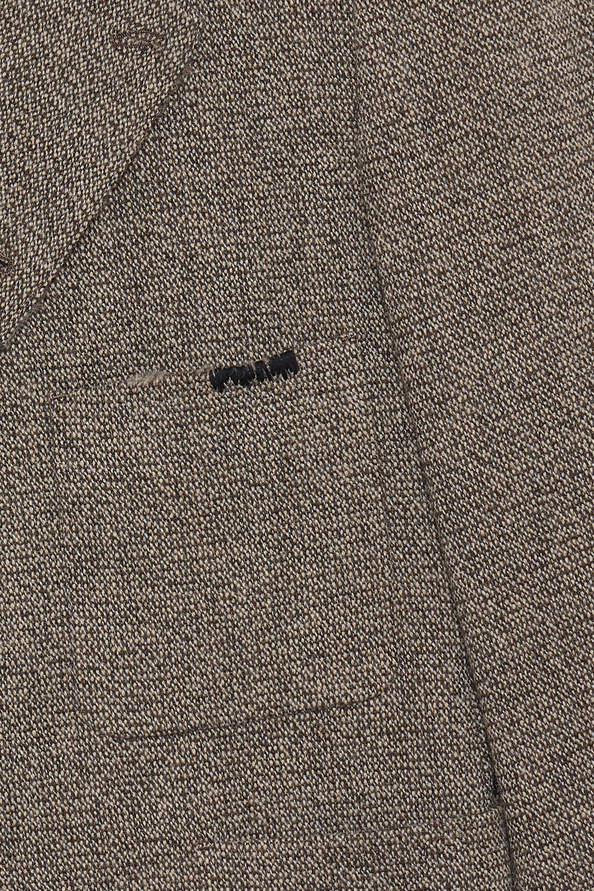 Washed Damage Tweed Tailored Jacket