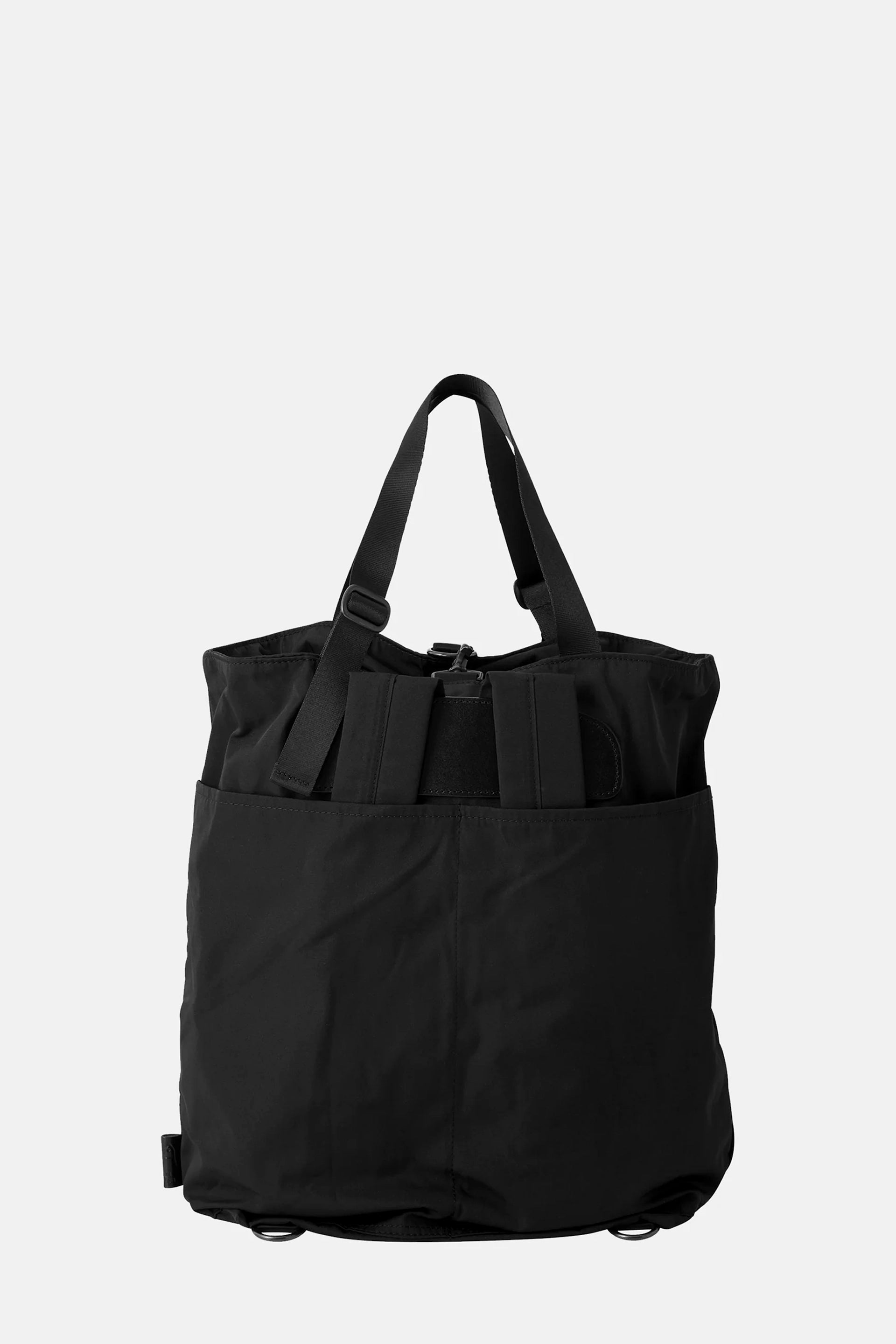 Black Gabardine 2Way Backpack