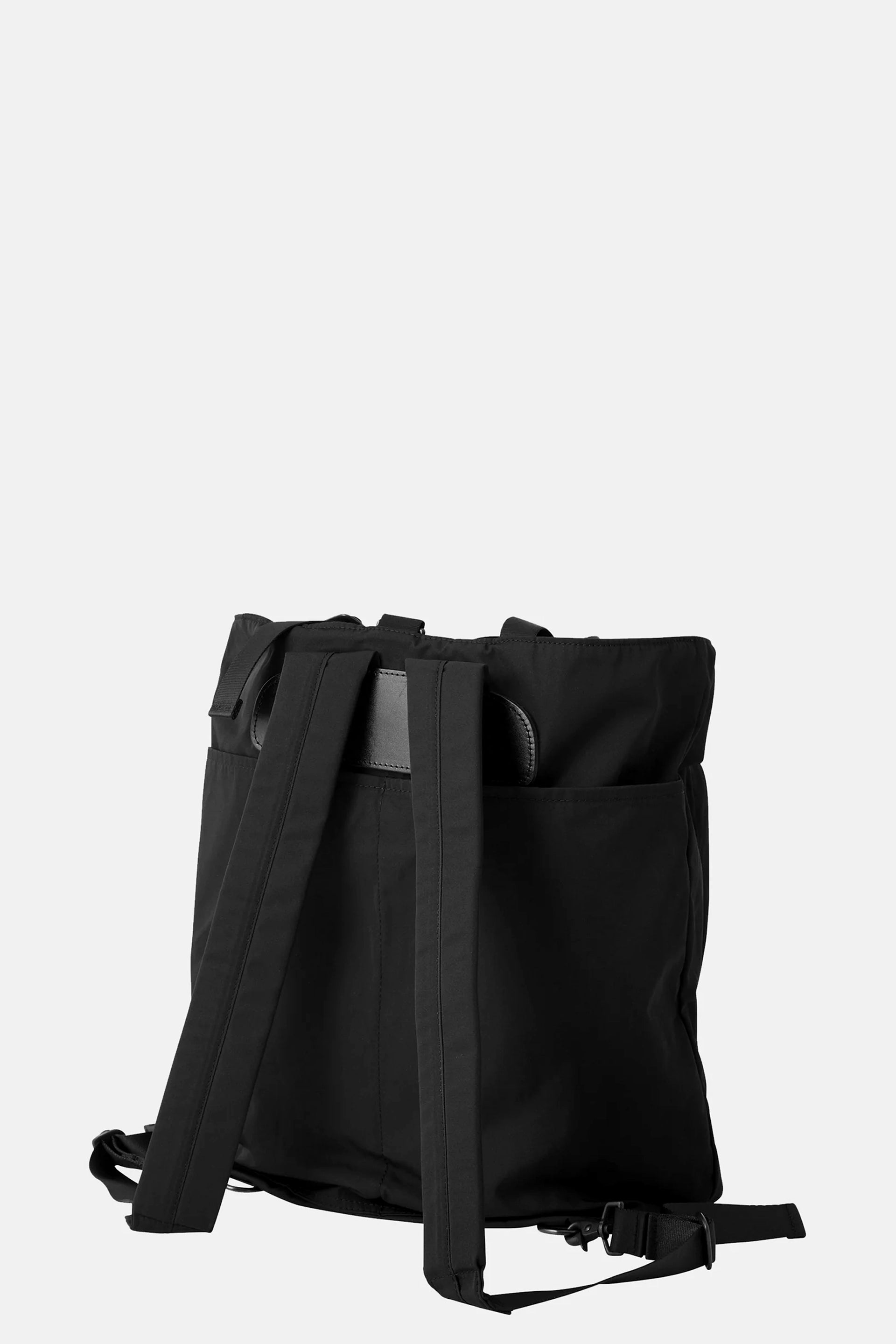 Black Gabardine 2Way Backpack