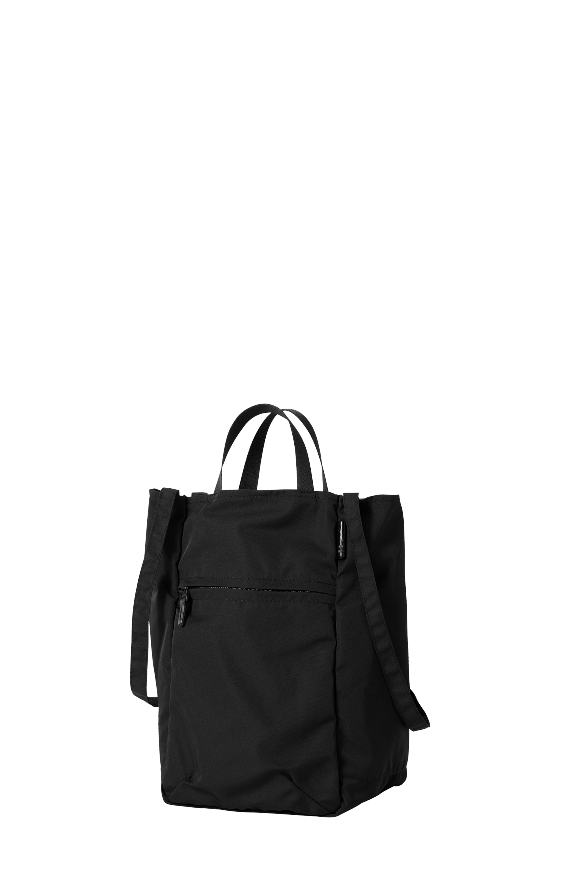 Black Gabardine Zippy Tote M