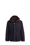 Navy Rain Weekender Coat