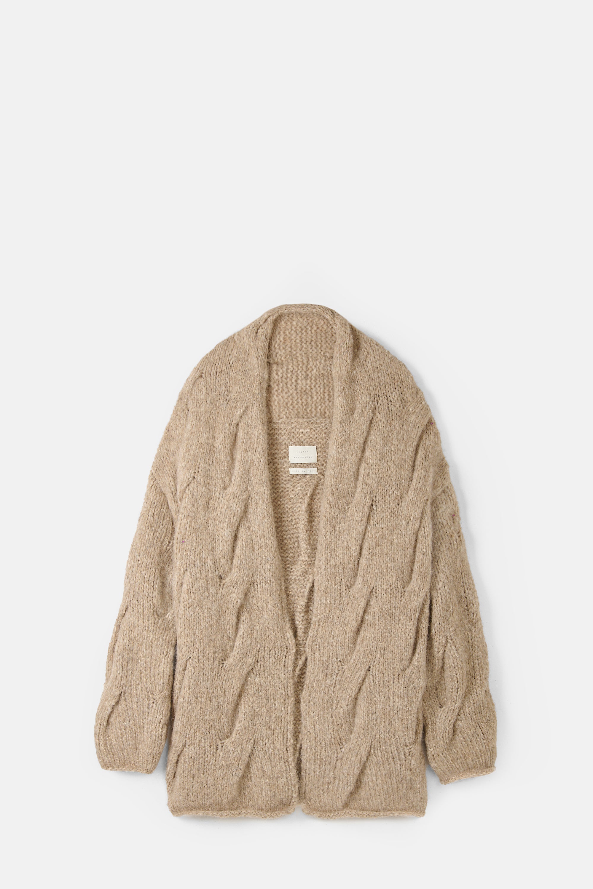 Husk Handknit Cable Cardigan