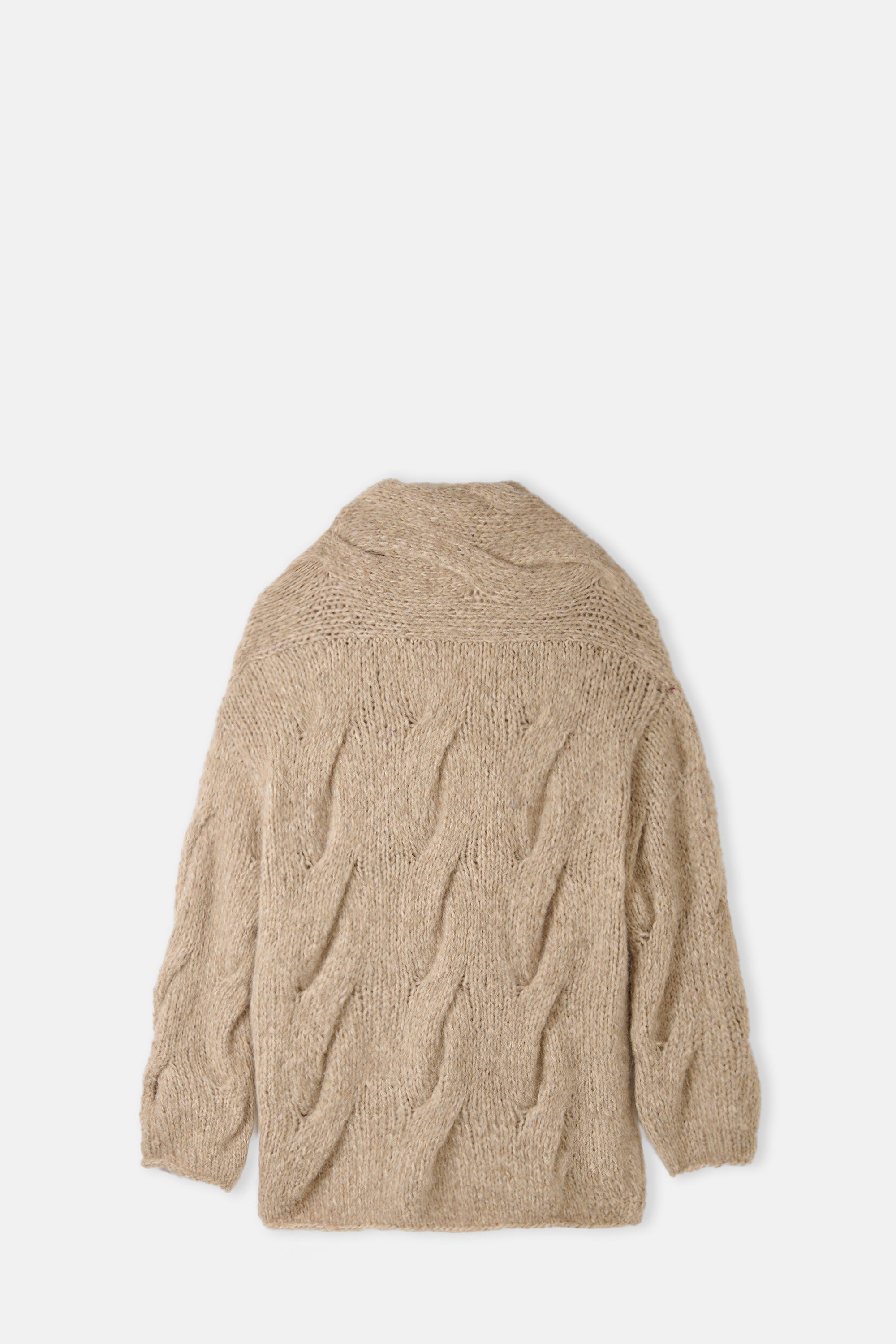 Husk Handknit Cable Cardigan