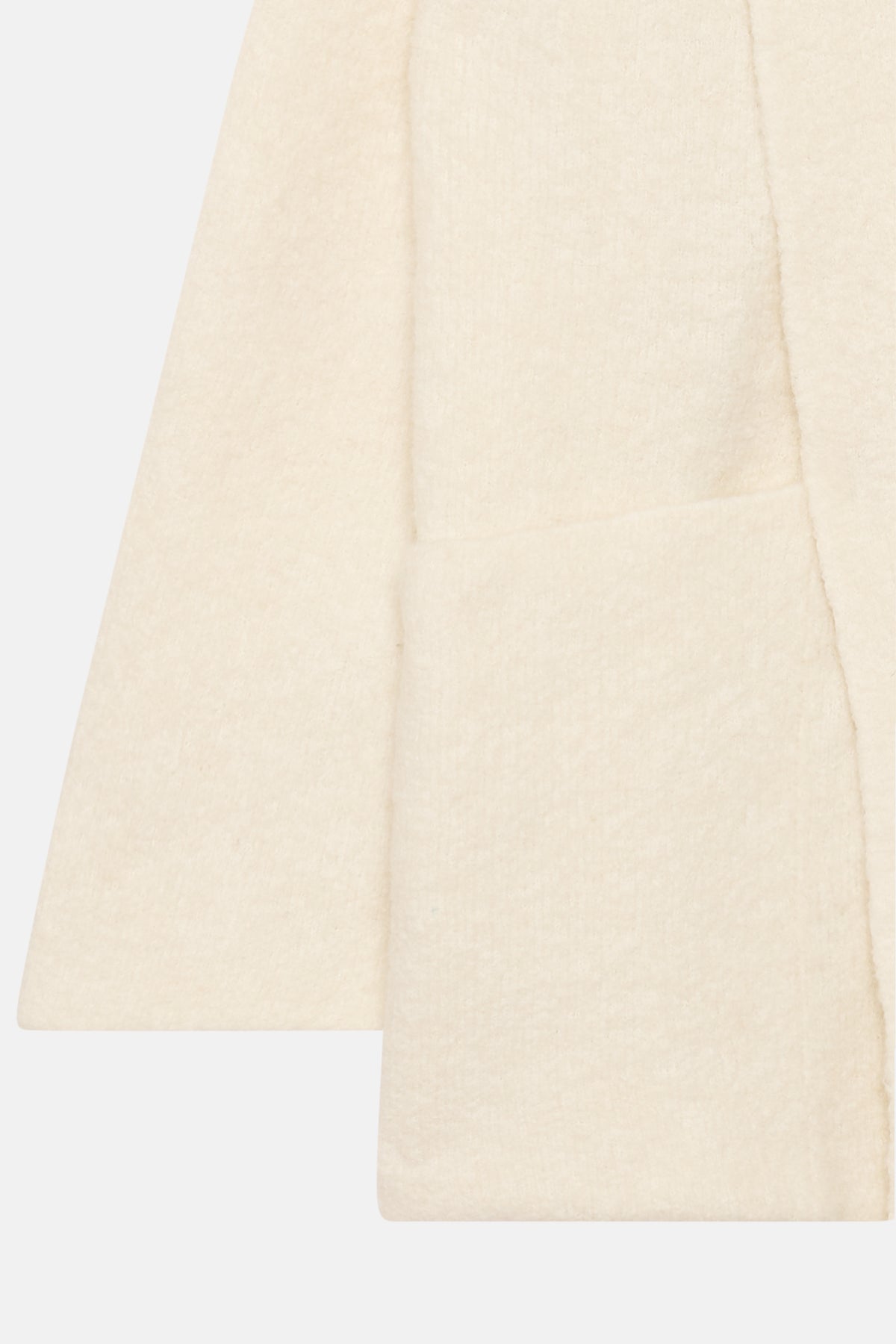 Raw White Double  Face Coat