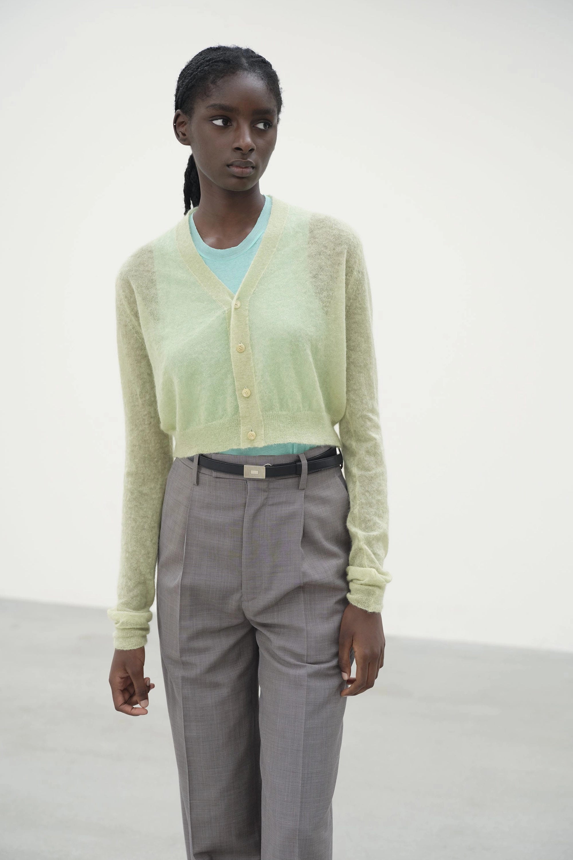 Auralee - Kid Mohair Sheer Knit Cardigan | Avart | Avart Auralee - Kid Mohair Sheer Knit Cardigan | Avart | Avart