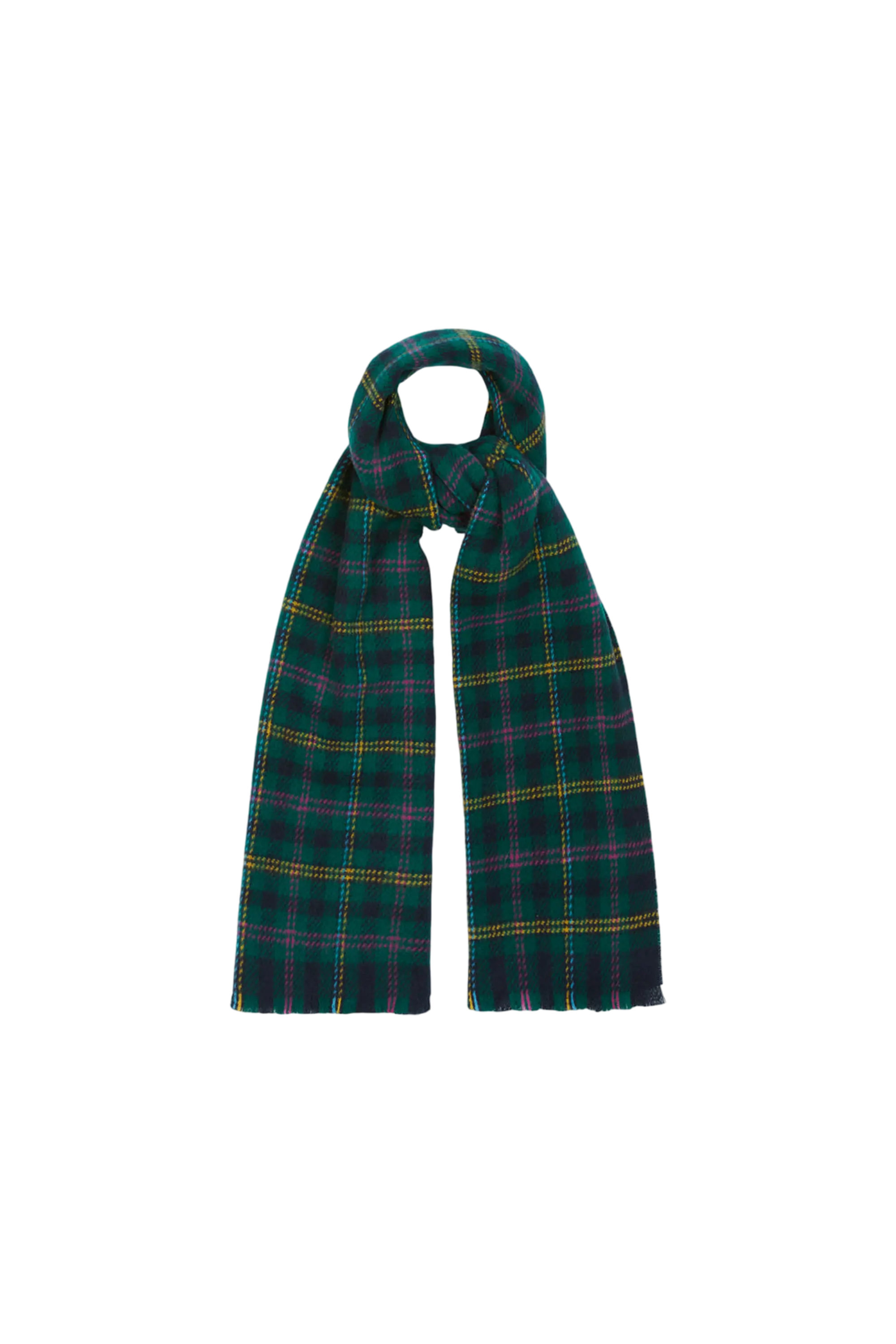 Check Woollen Rectangle Scarf