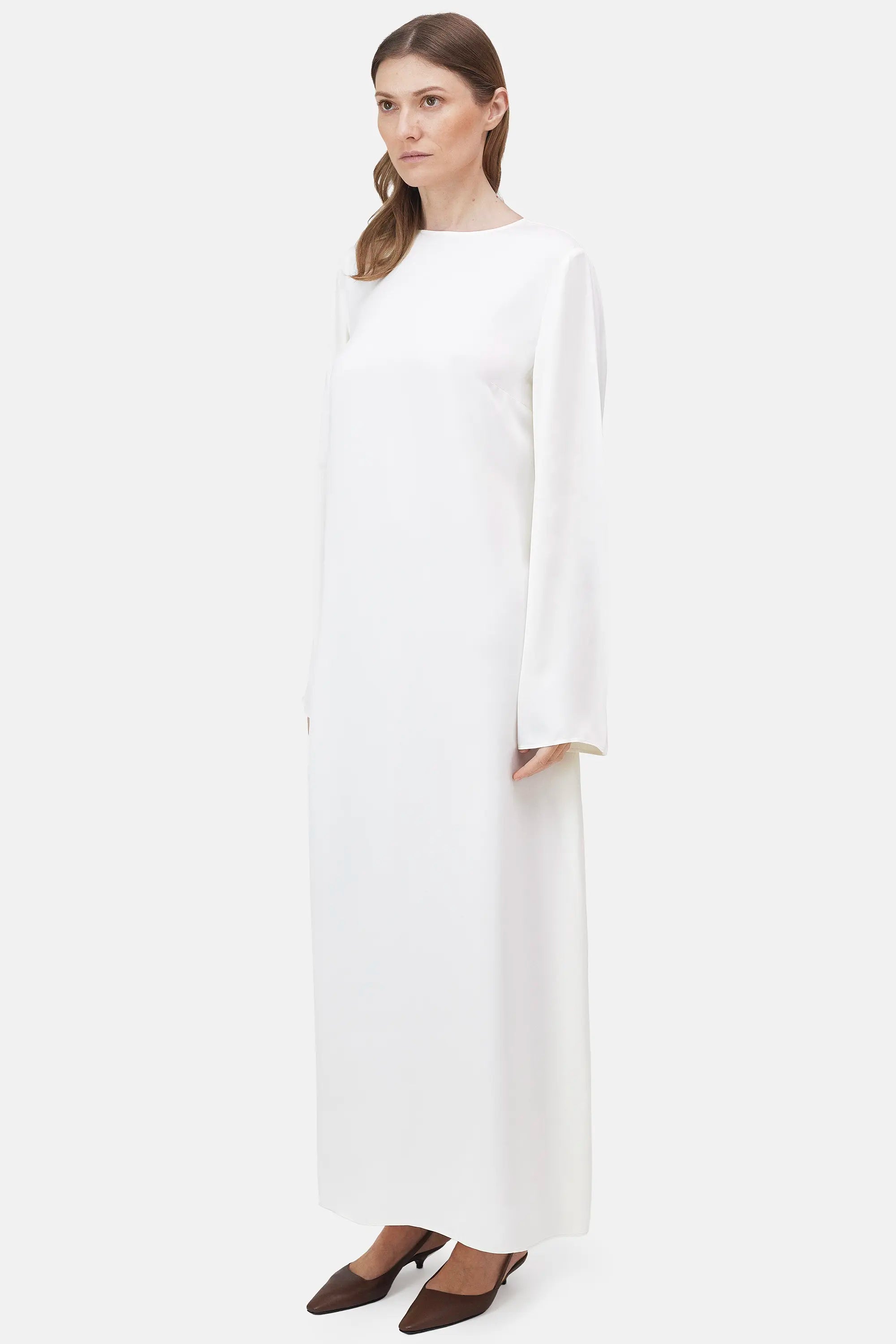 Long Sleeve Round Neck Dress