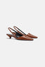 Abside Leather Slingback