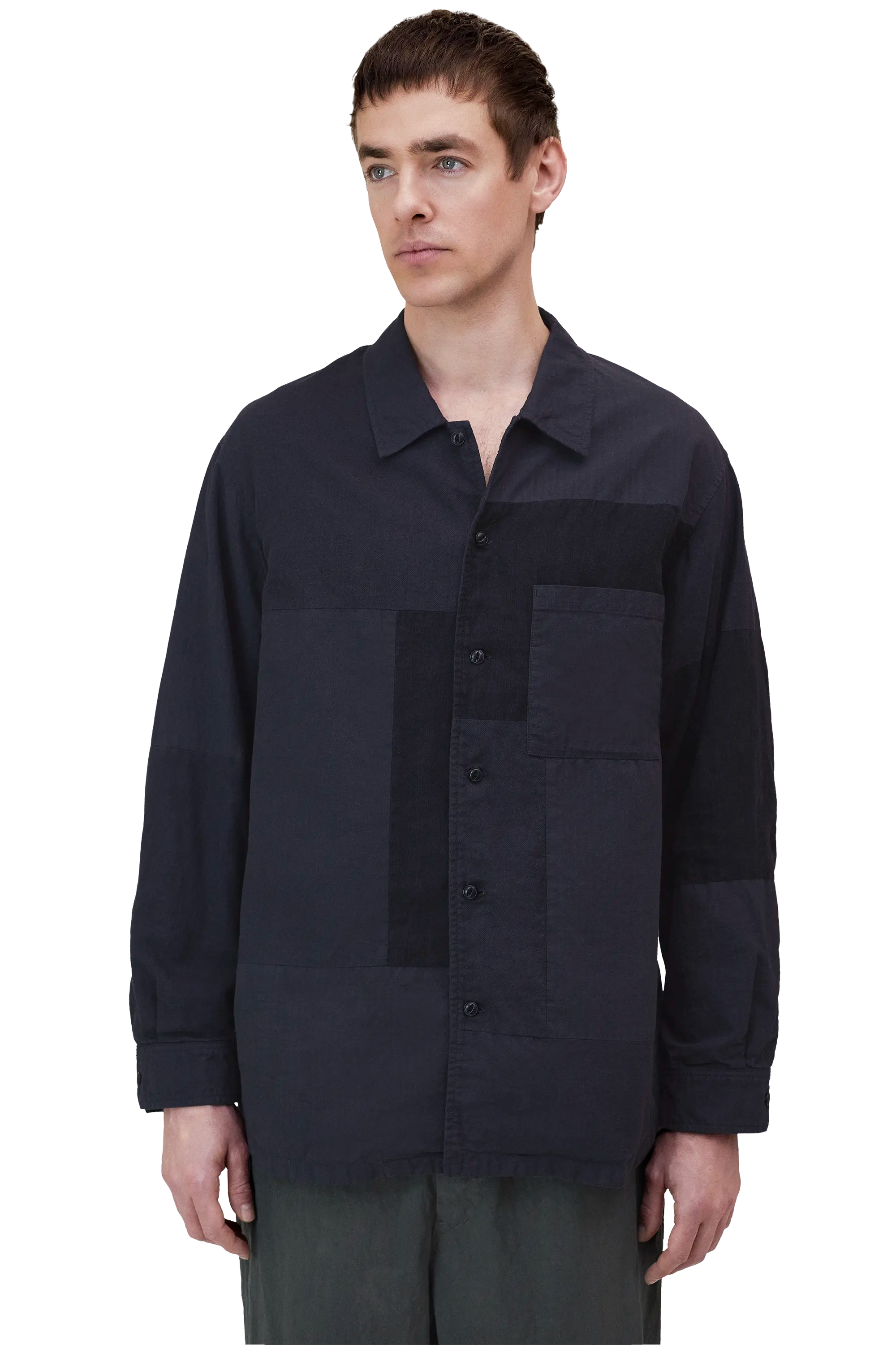 Patchwork Work Shirt