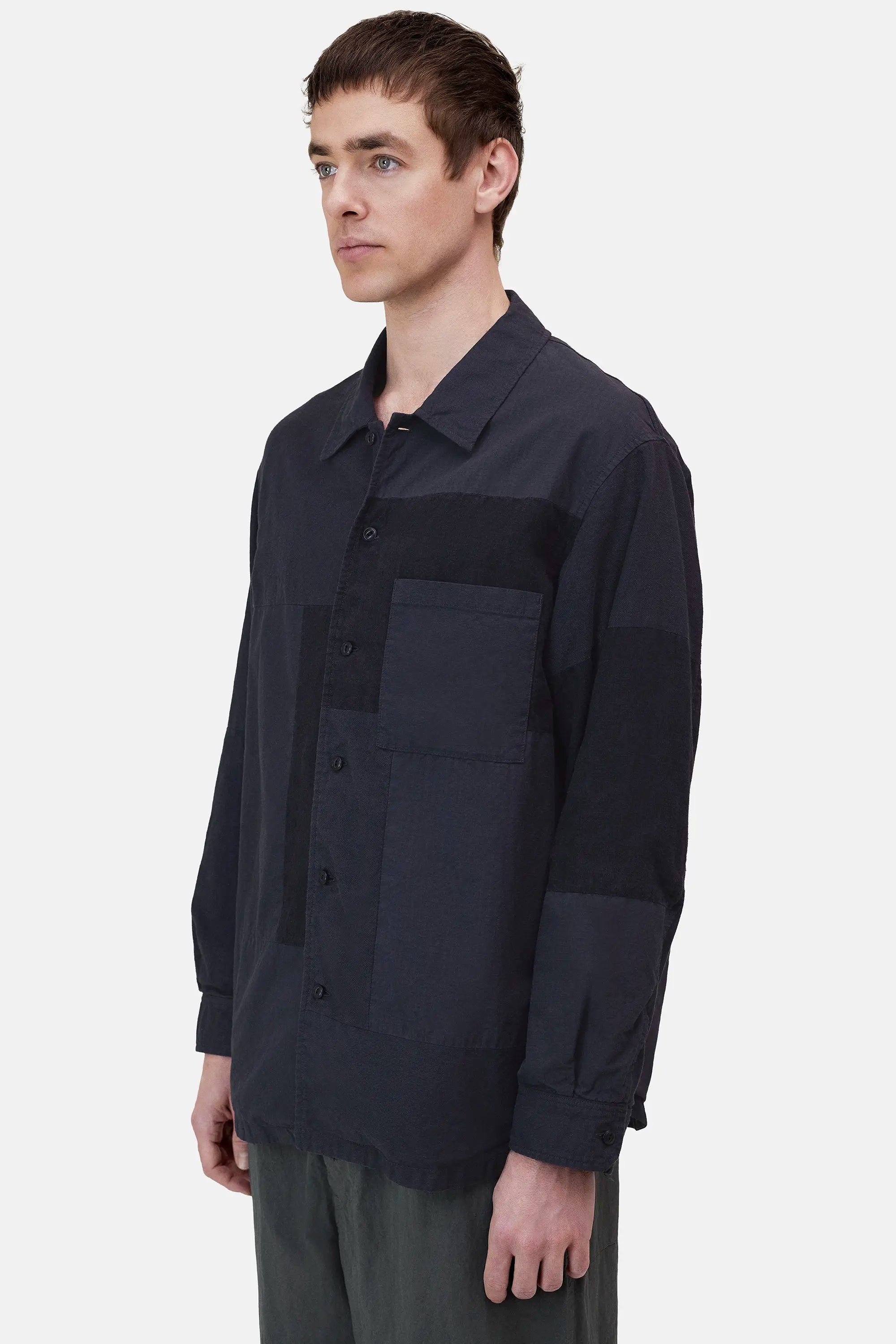 Patchwork Work Shirt