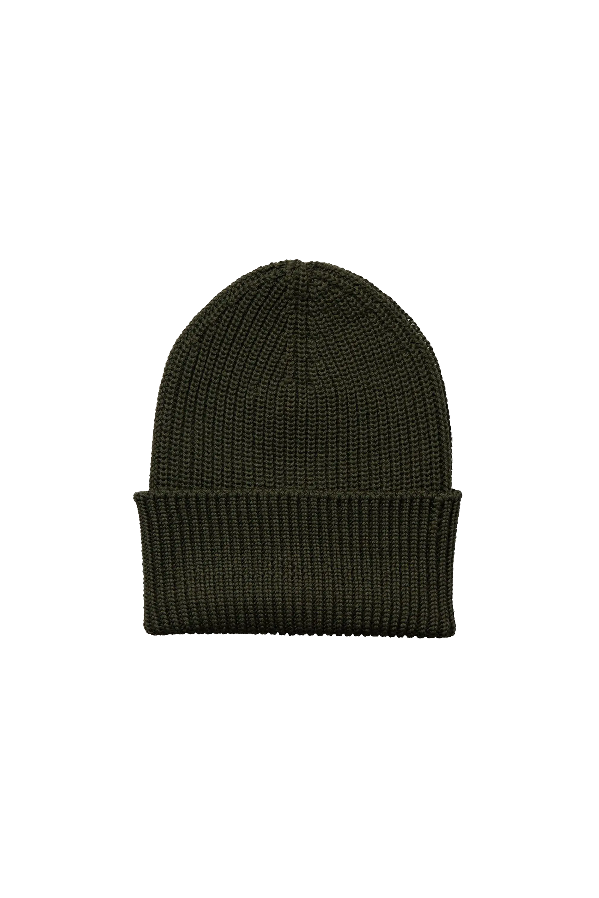 Ribbed Wool Beanie