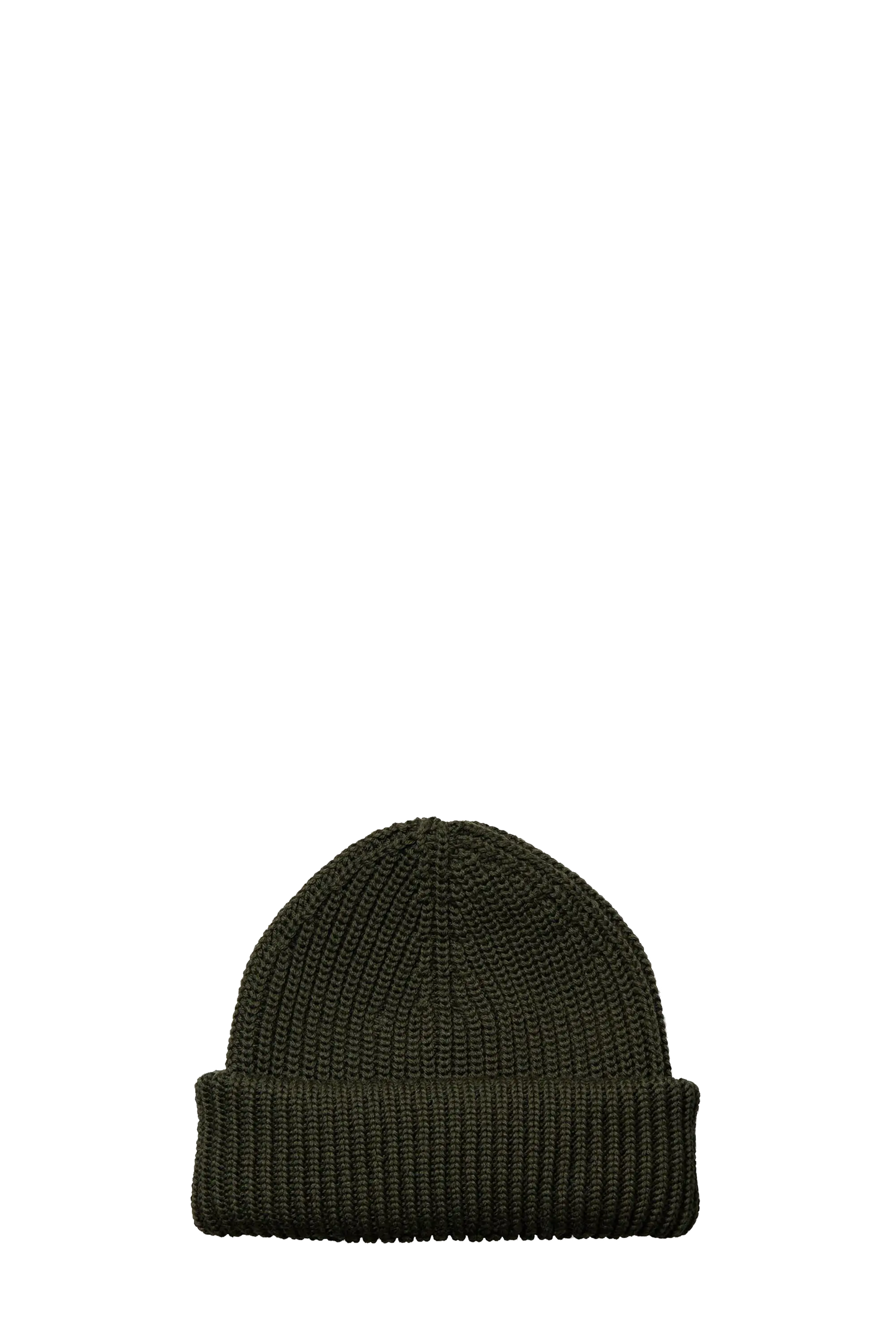 Ribbed Wool Beanie