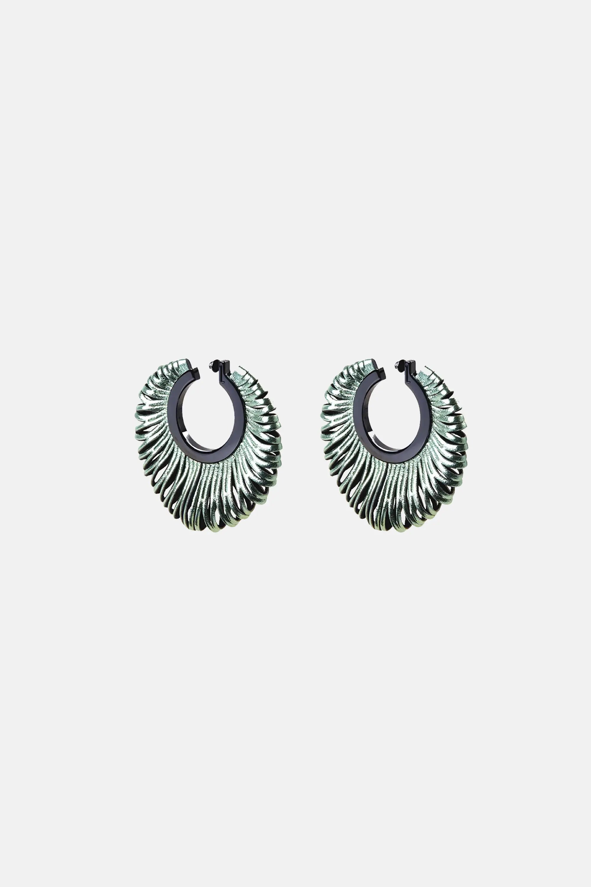 Revolve Leather Earrings