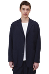 Wool Yarn-Dyed Coverall Jacket