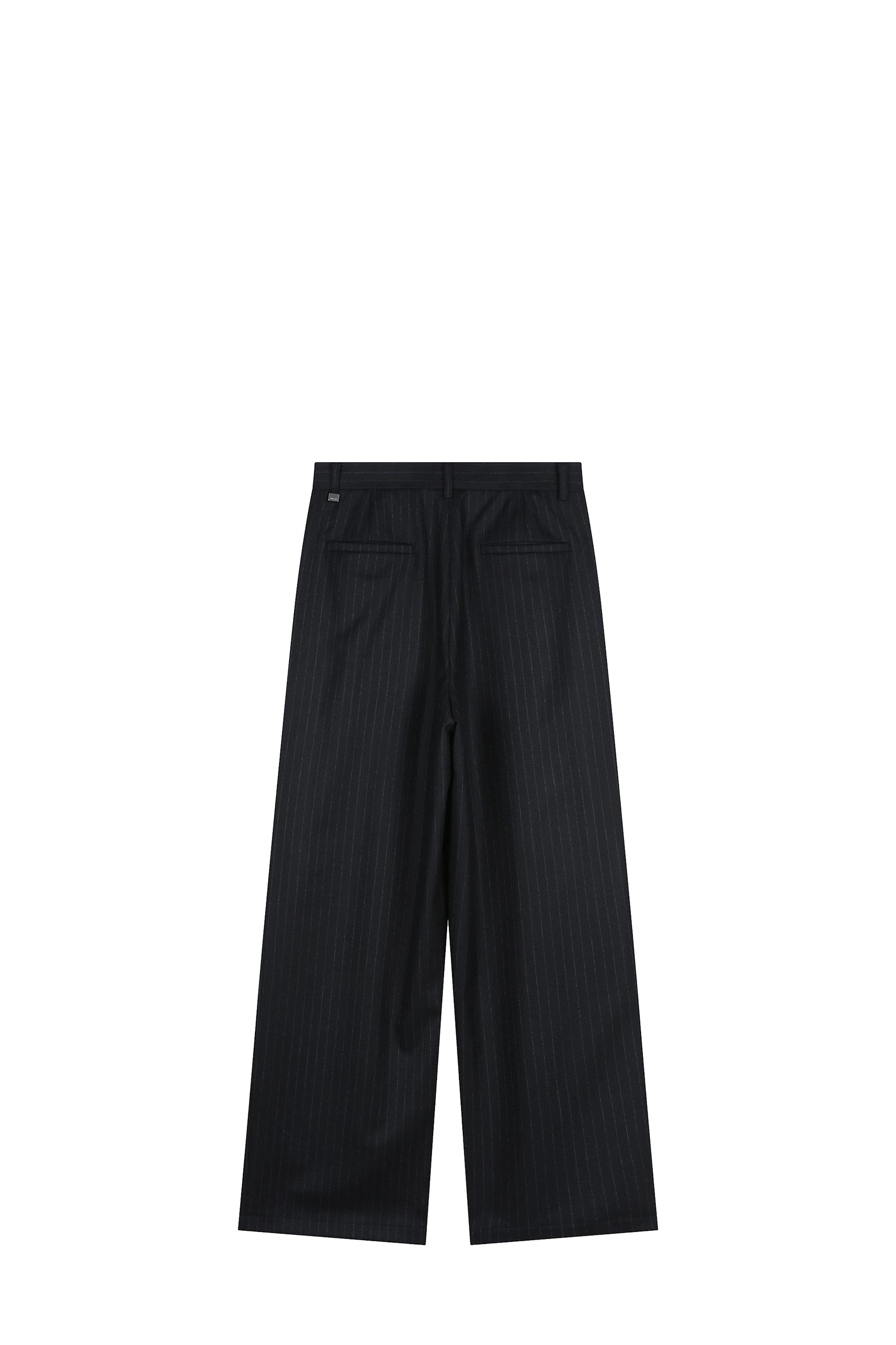 Pinstripe Two Tuck Wide Pants