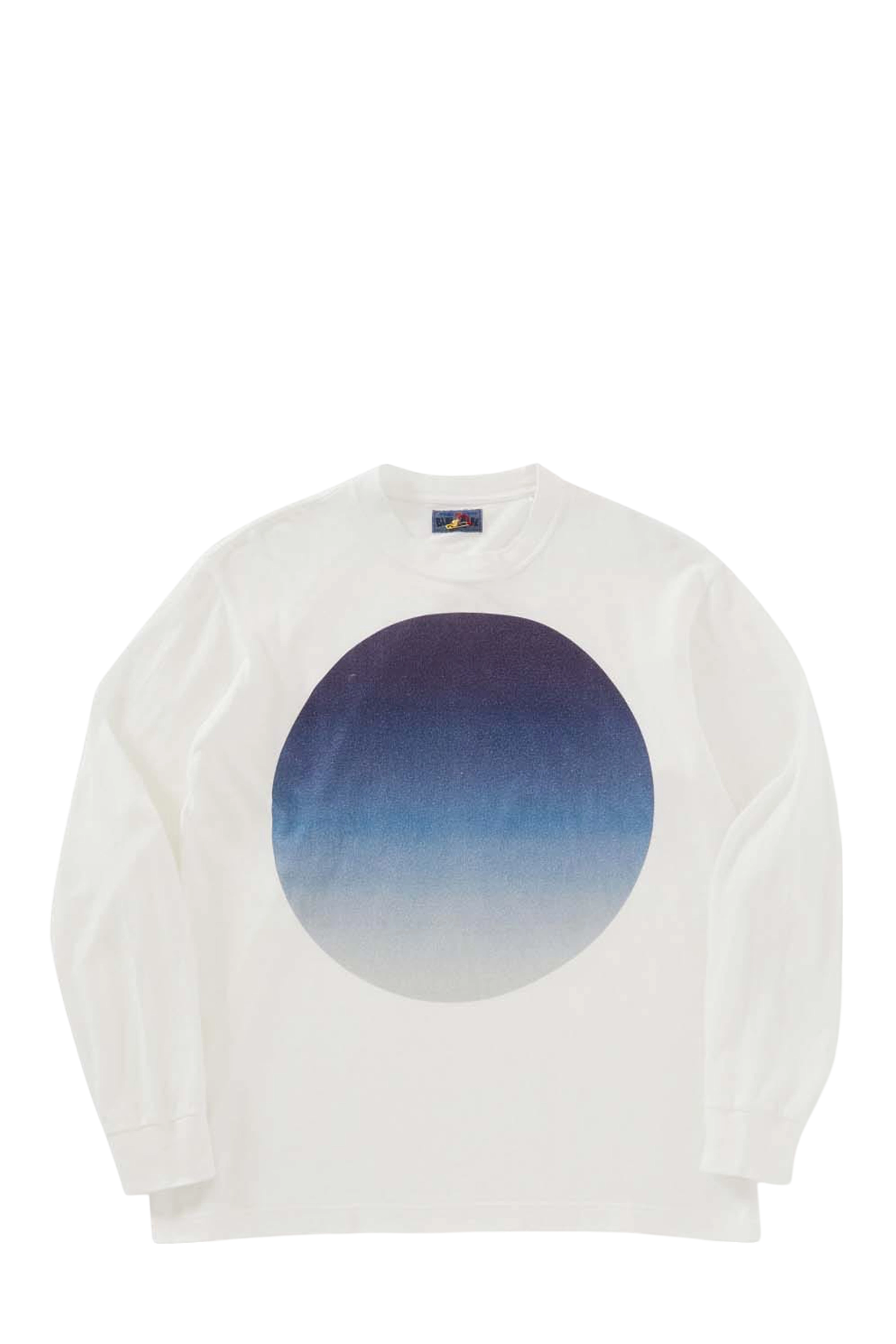 Circle Print Slub Cotton Ls Tee 