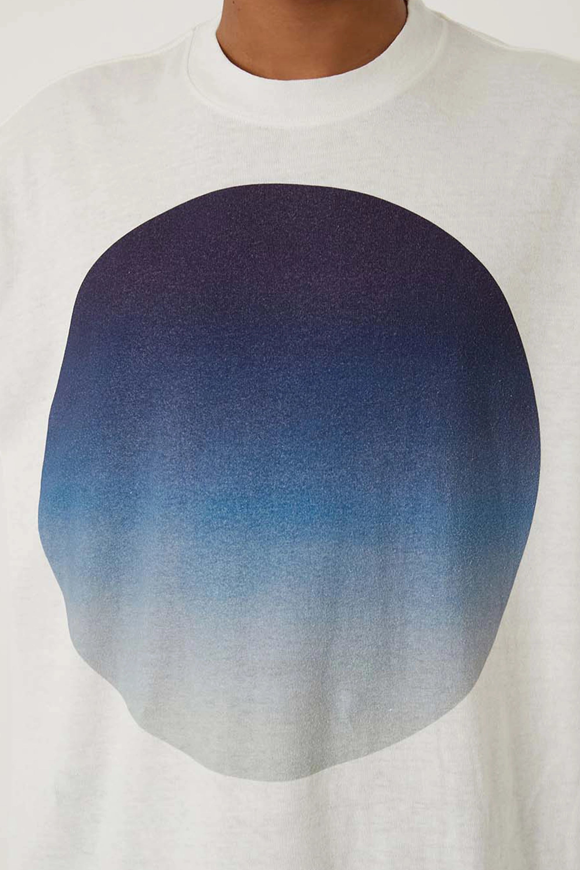 Circle Print Slub Cotton Ls Tee 