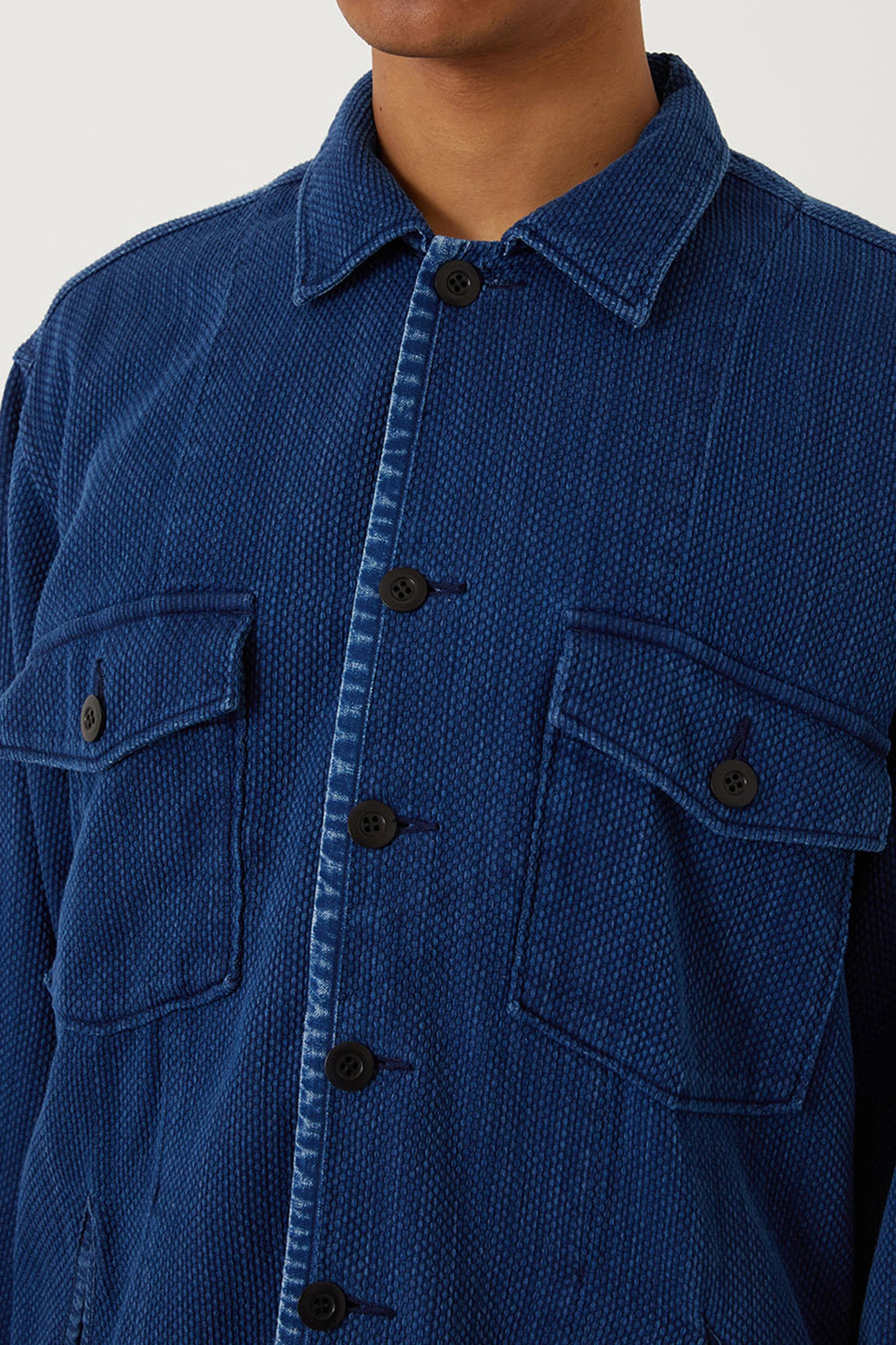 Kasezome Sashiko Fatigue Shirt 