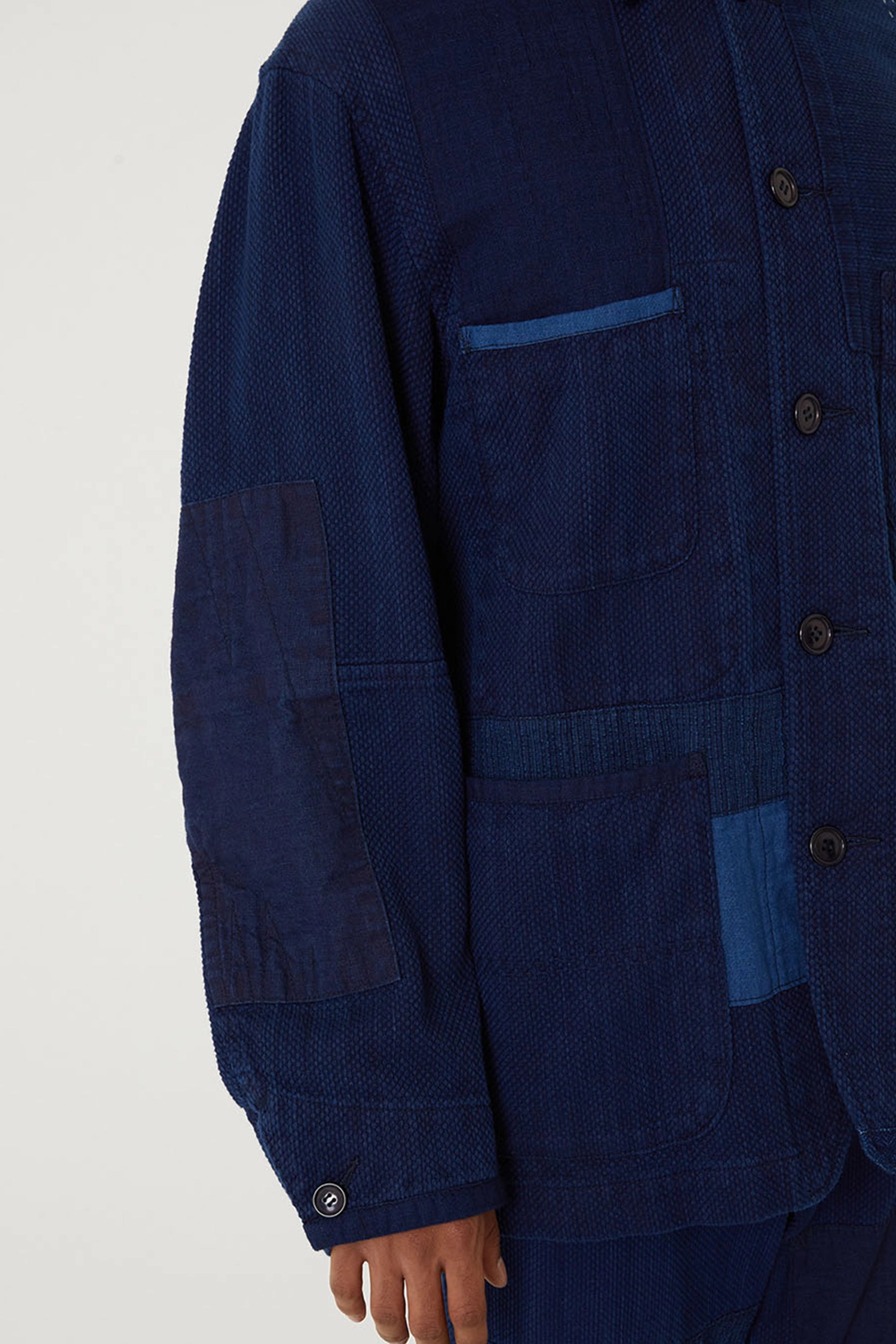 Kasezome Sashiko Nenrin Coverall Jacket