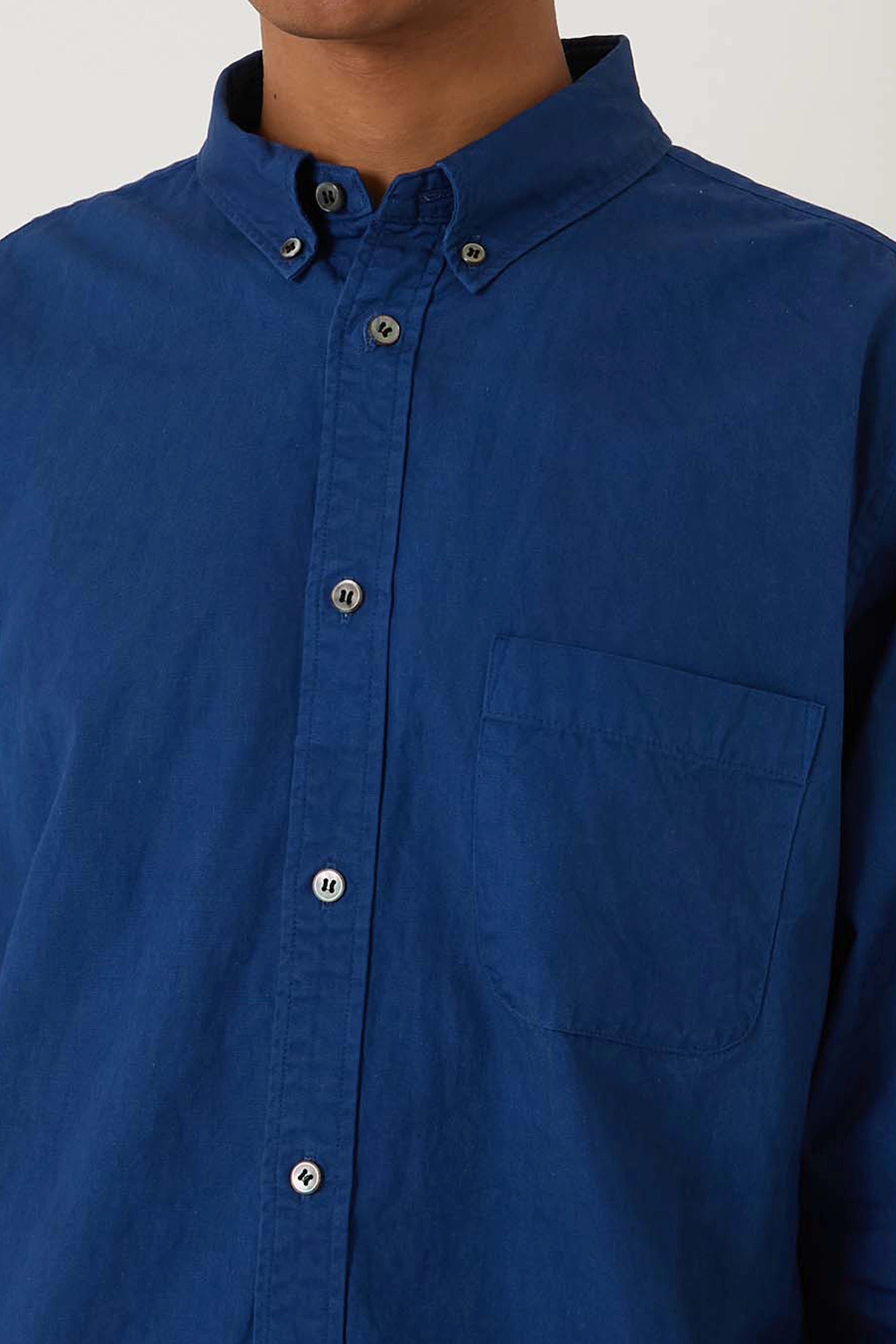Pure Indigo Button Down Ls Shirt 