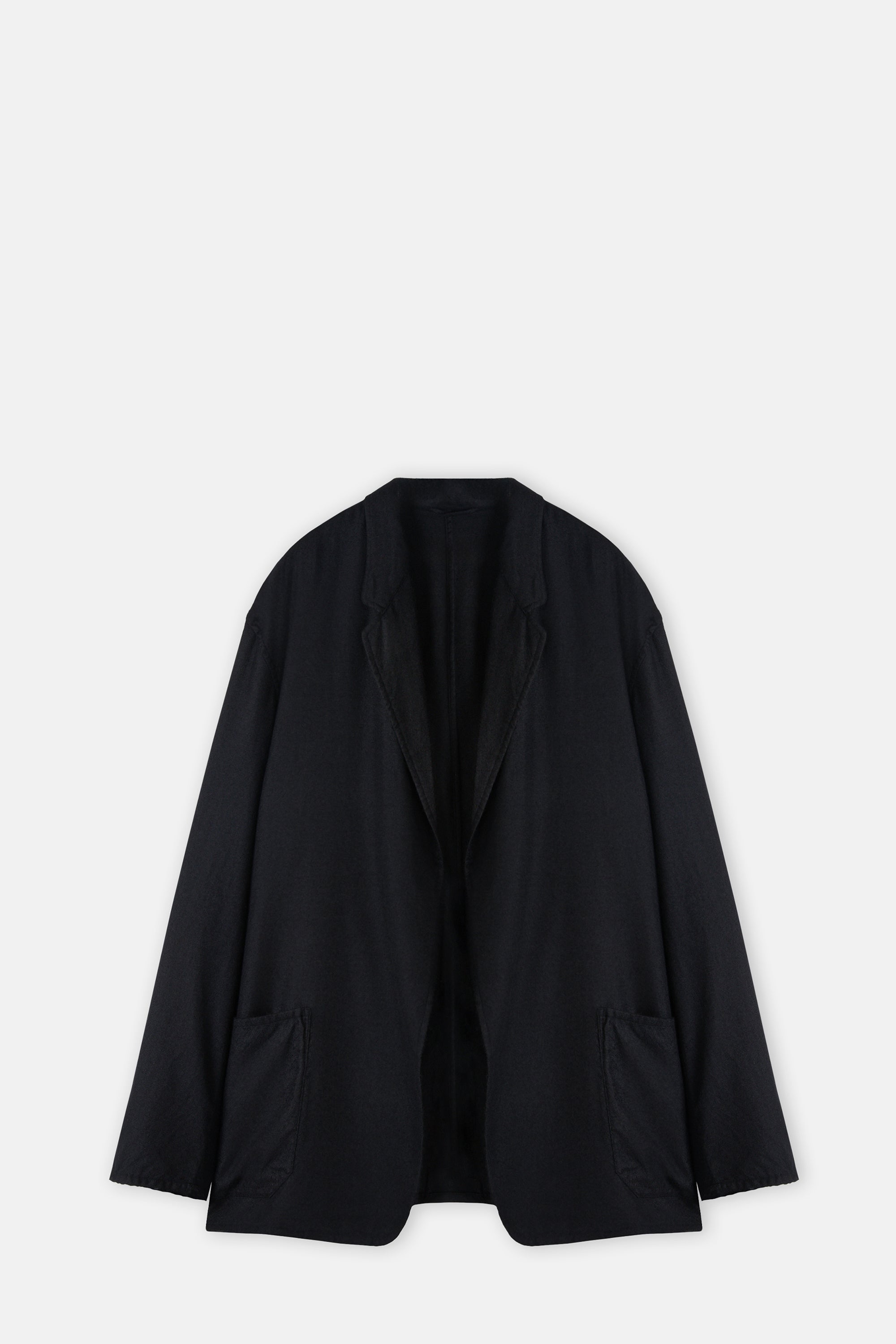 Navy Cashmere Silk Jacket