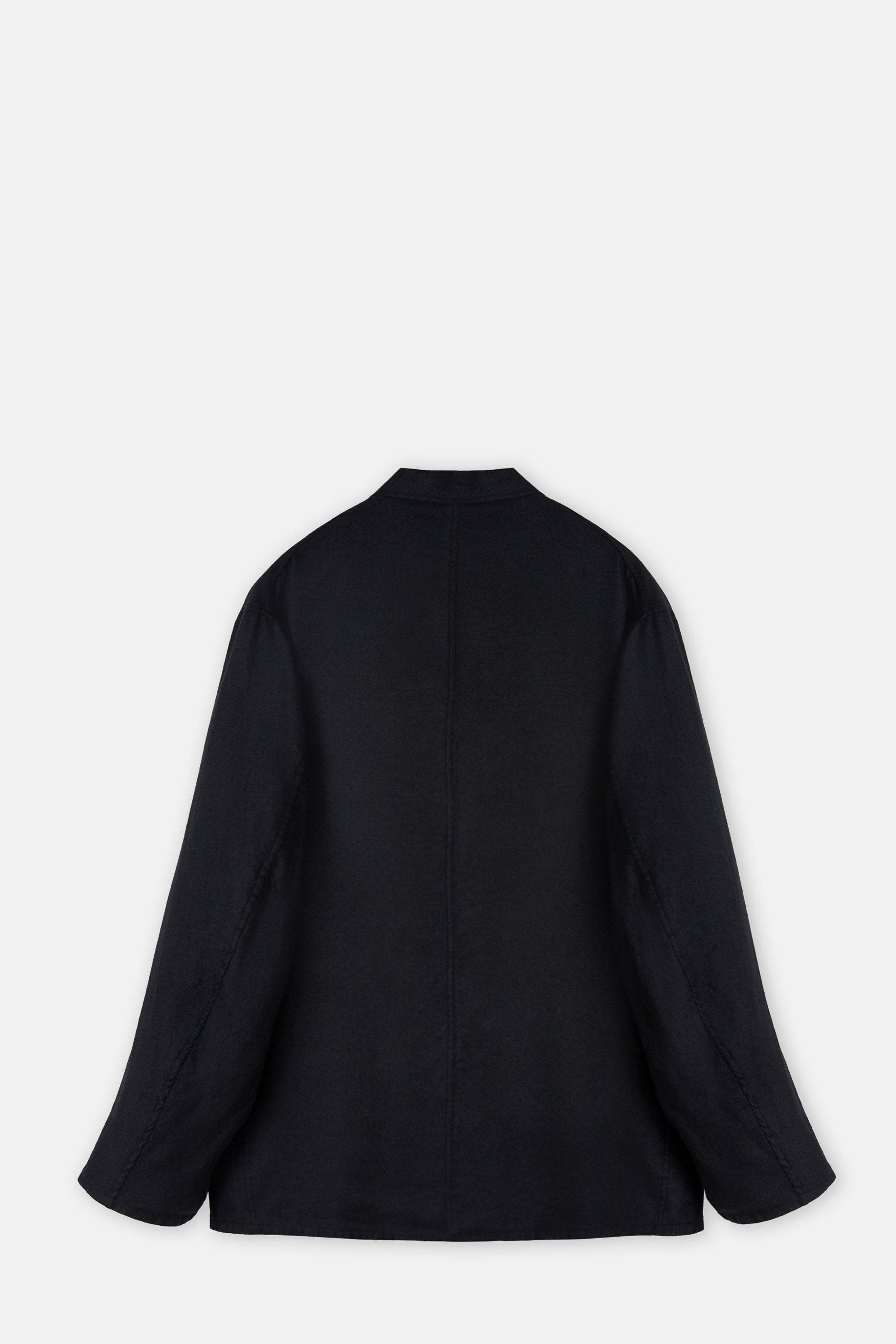 Navy Cashmere Silk Jacket