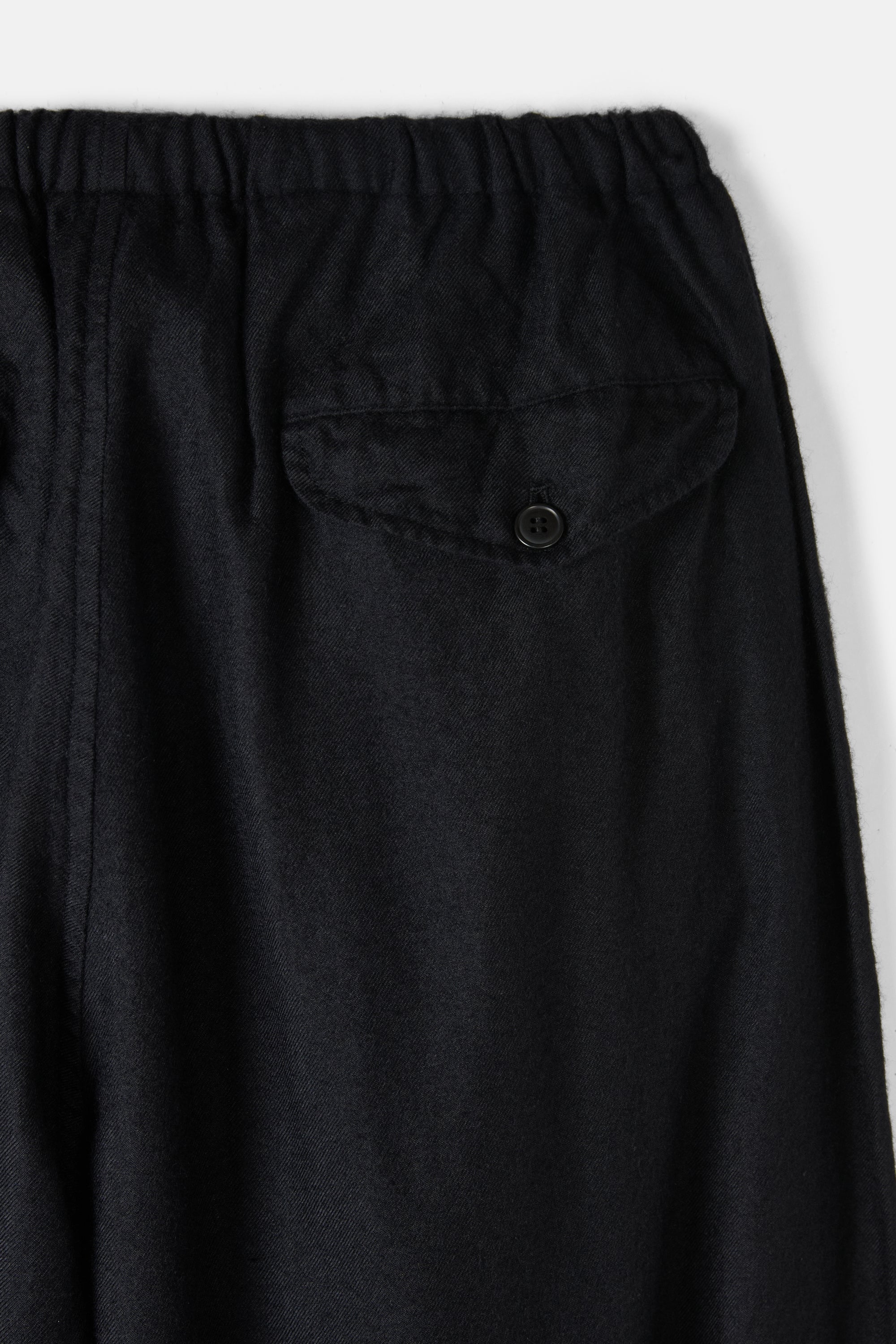 Navy Cashmere Silk Drawstring Pants