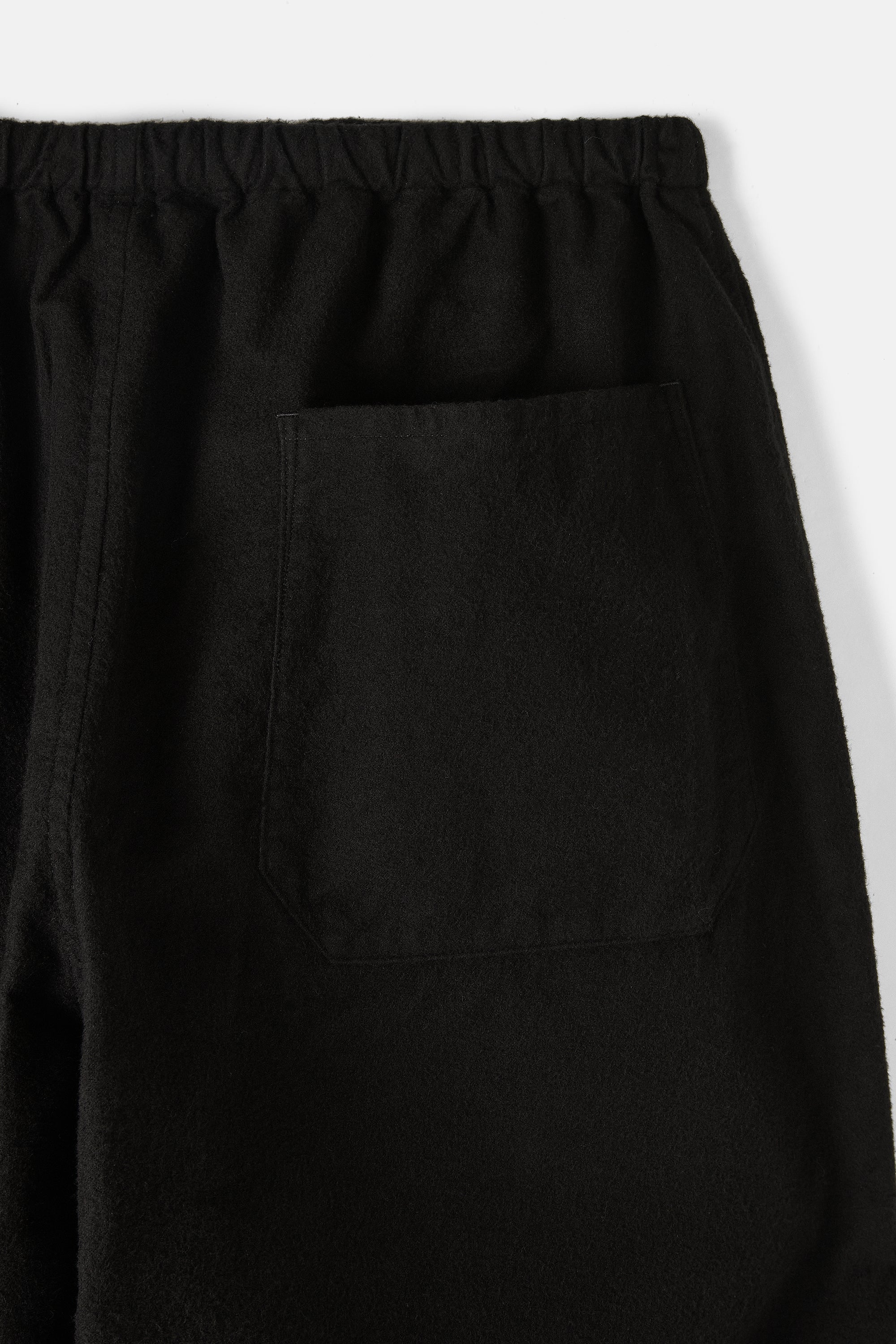 Cotton Flannel Tapered Pants