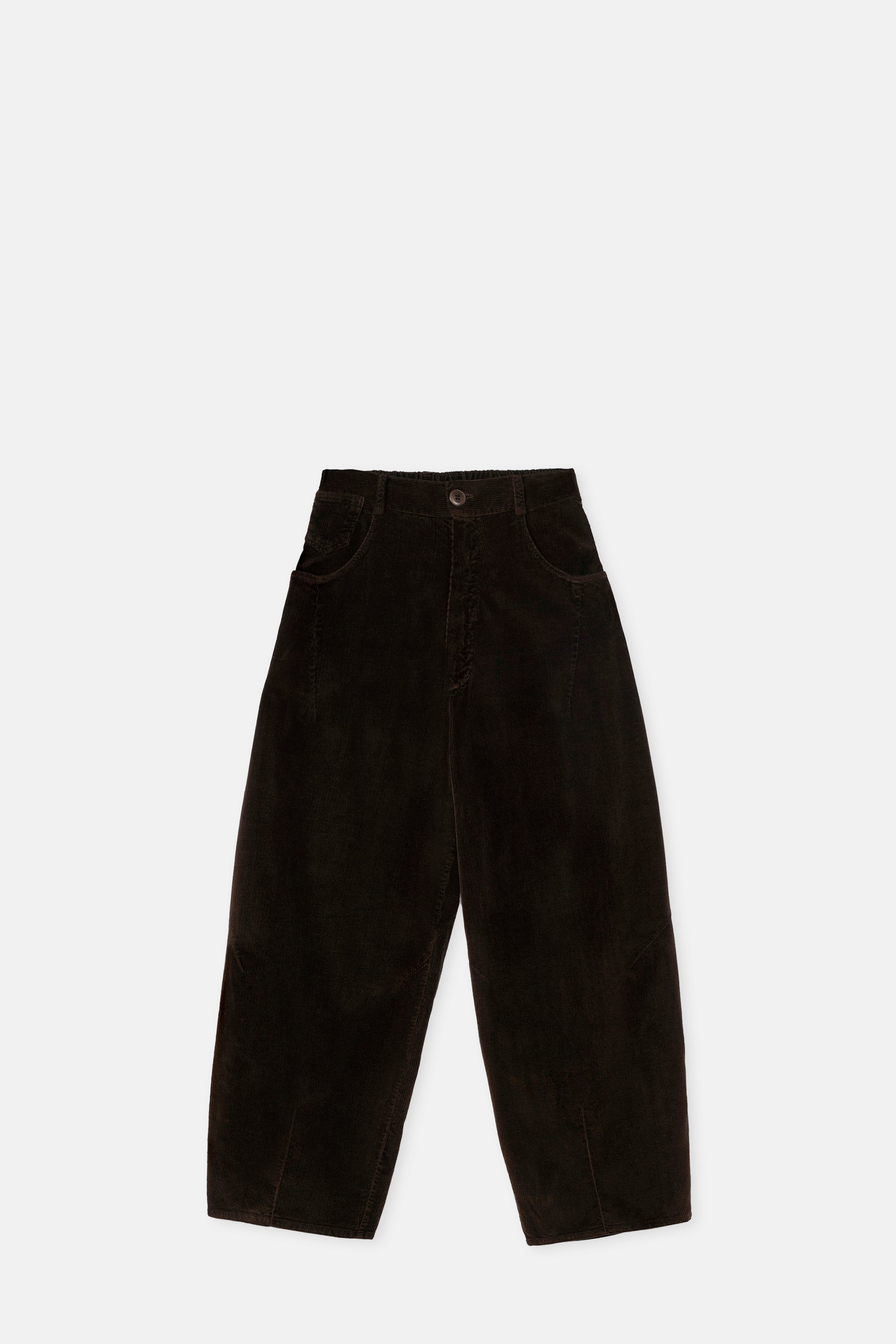 Brown Corduroy Baggy Pants