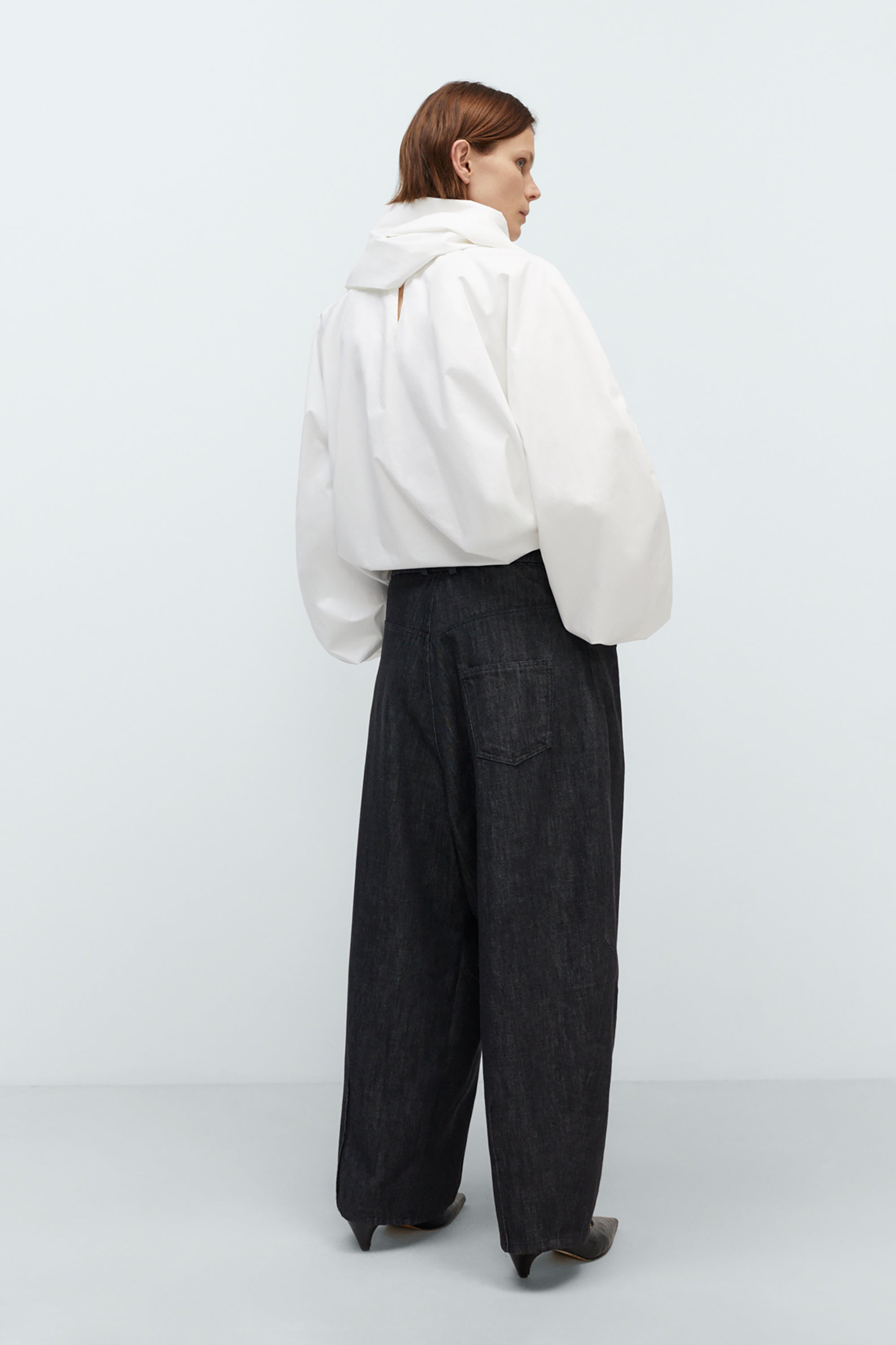 Black Denim Baggy Pants