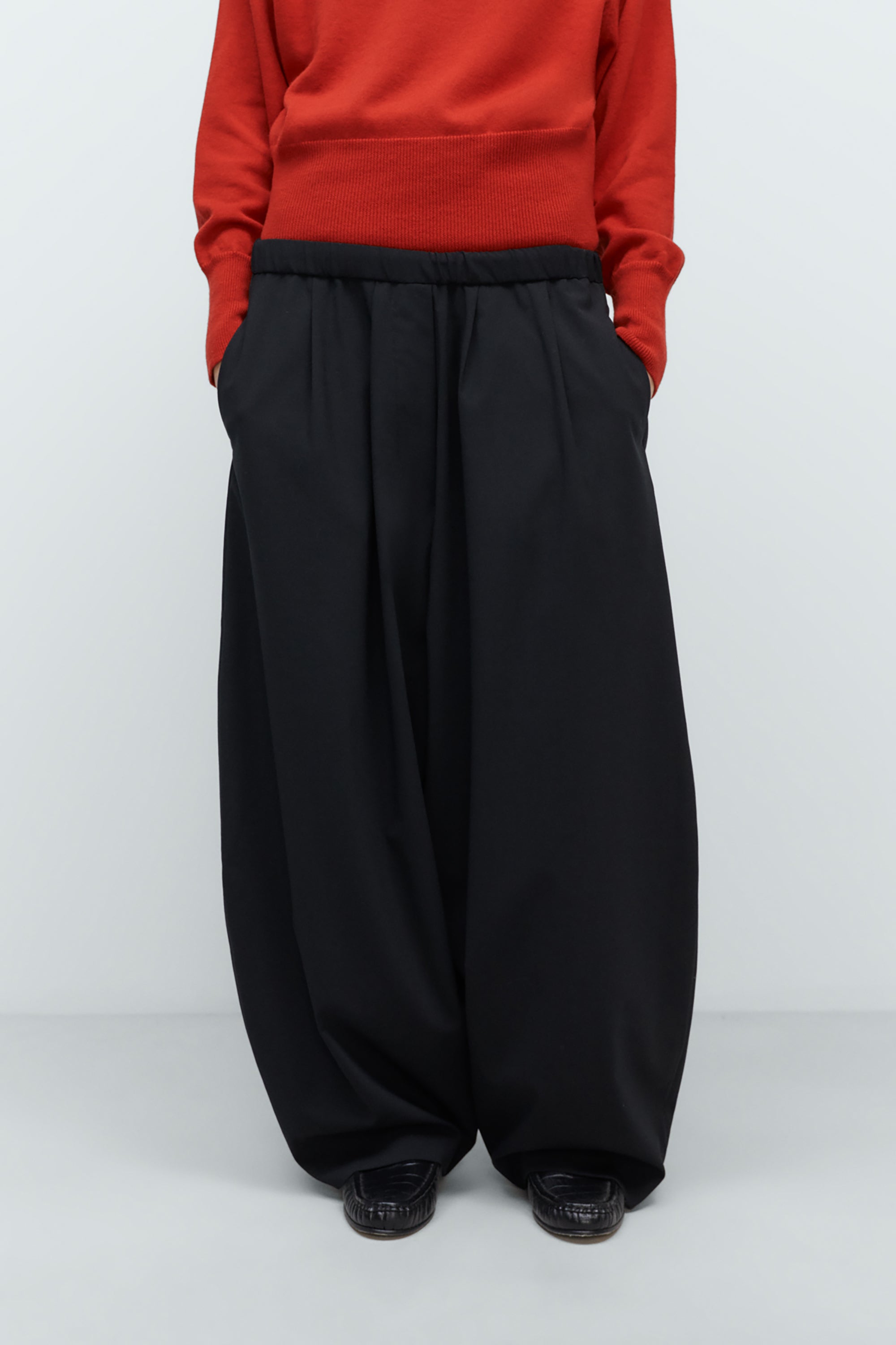 Black Tailoring Maxi Pants
