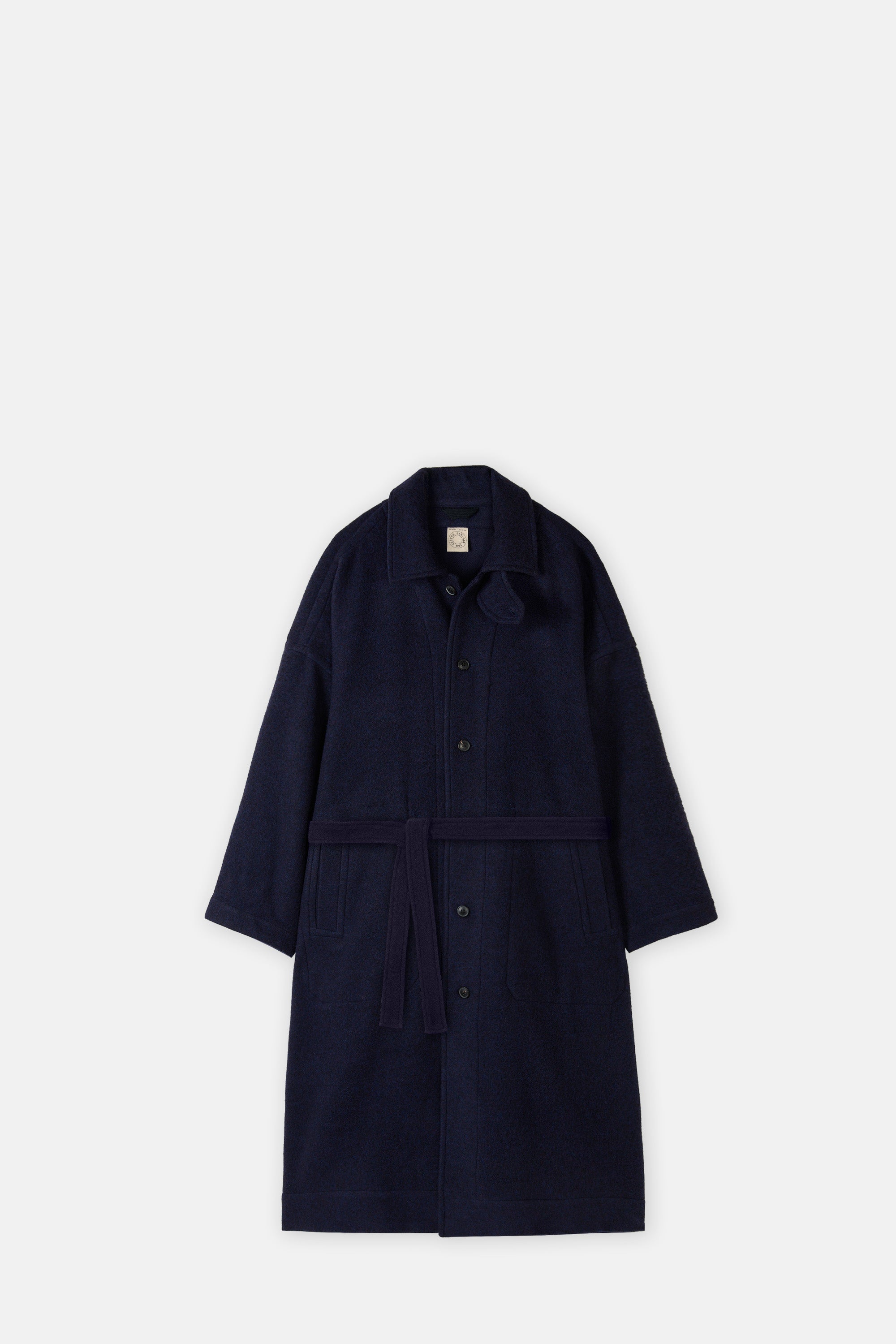 Midnight Alpaca Wool Coat