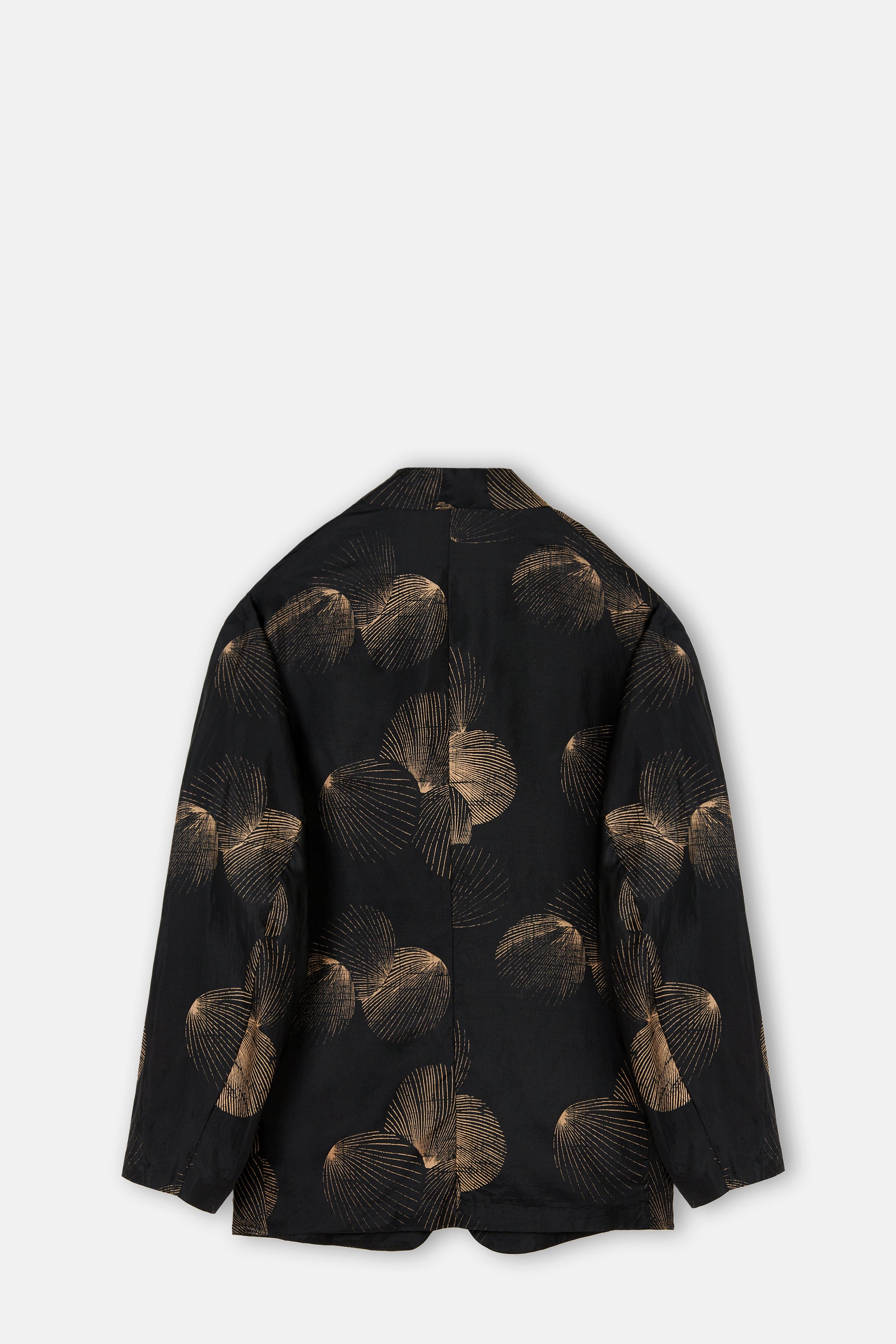 Silk Shell Shawl Collar Jacket