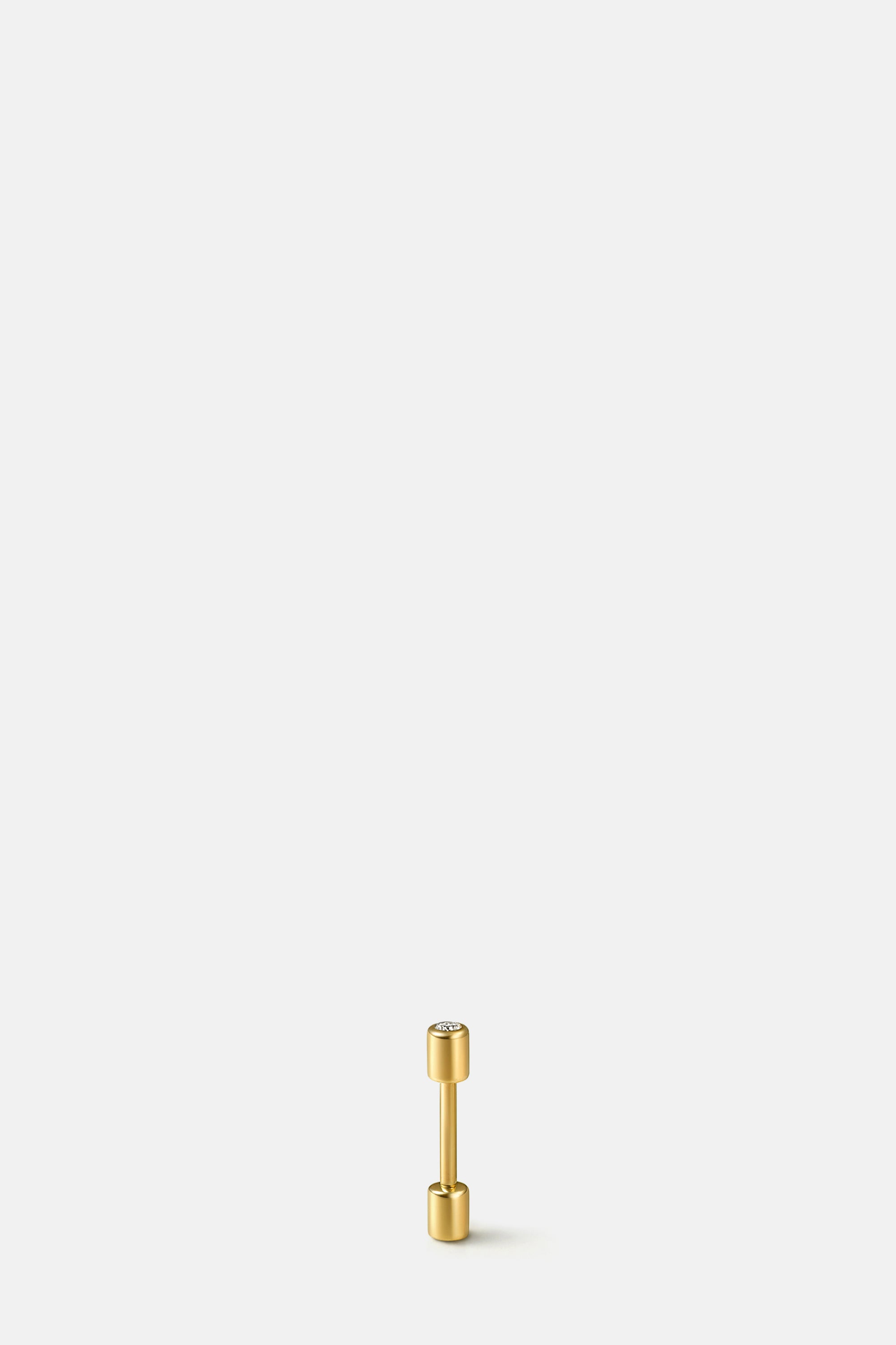 Diamond Twist Pin Earring 01
