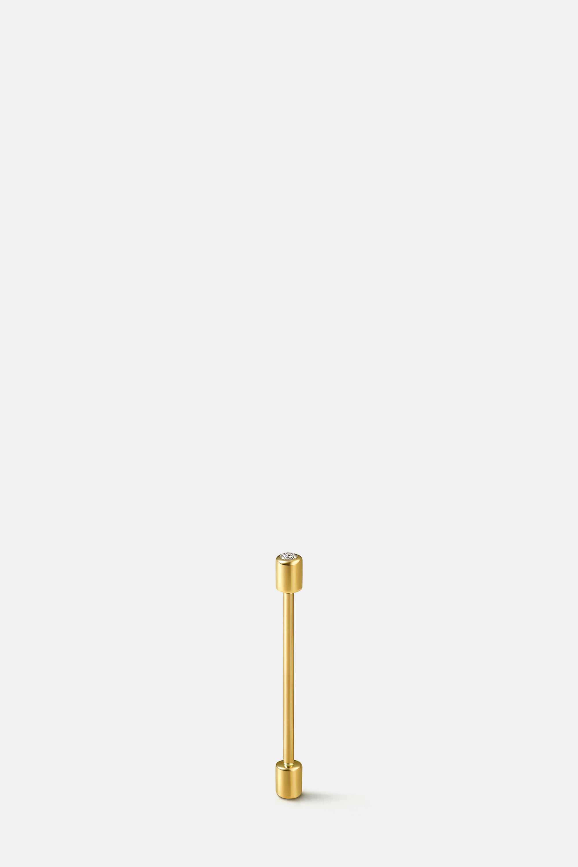 Diamond Twist Pin Earring 02