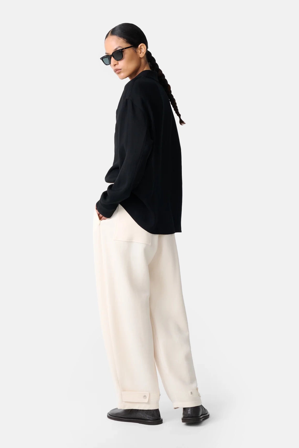 Black Dimas Collar Shirt