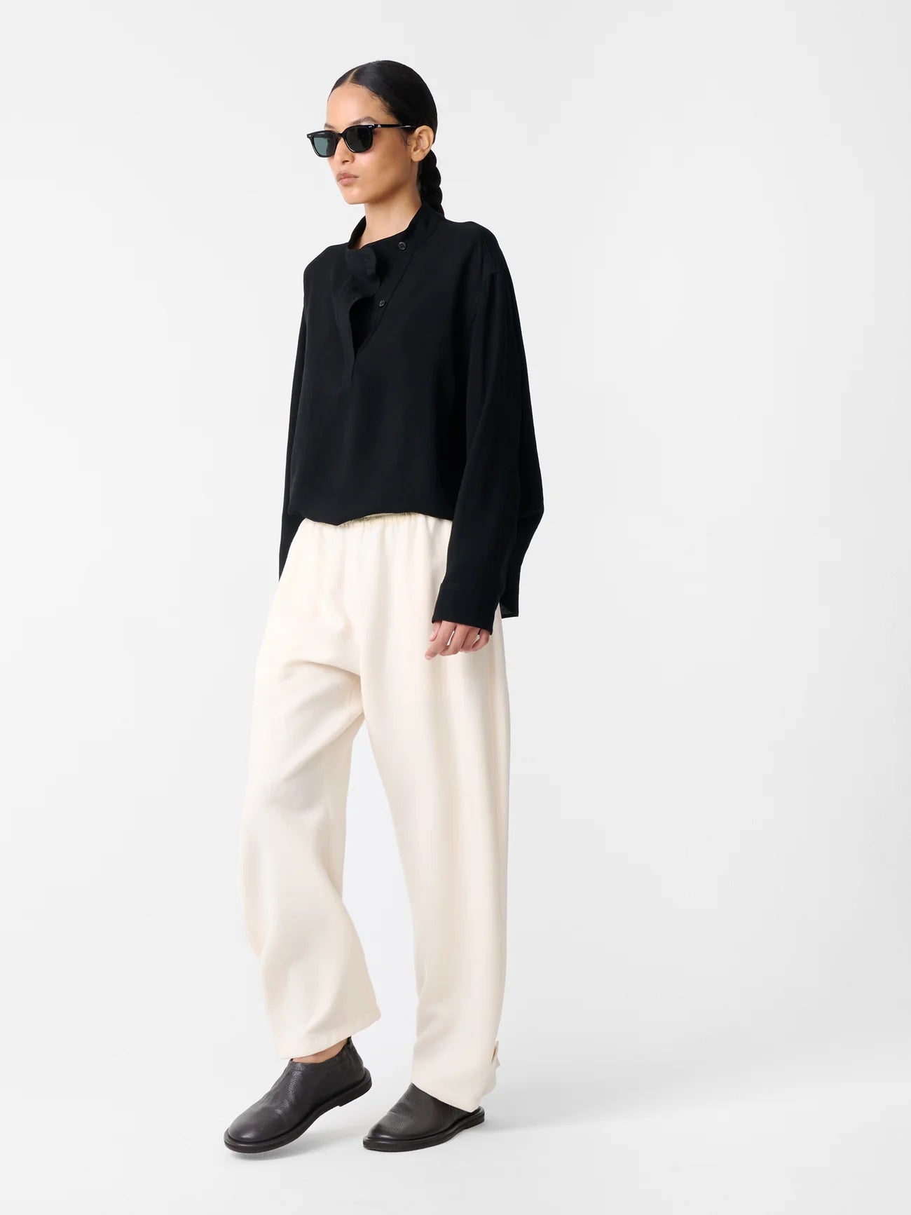 Black Dimas Collar Shirt
