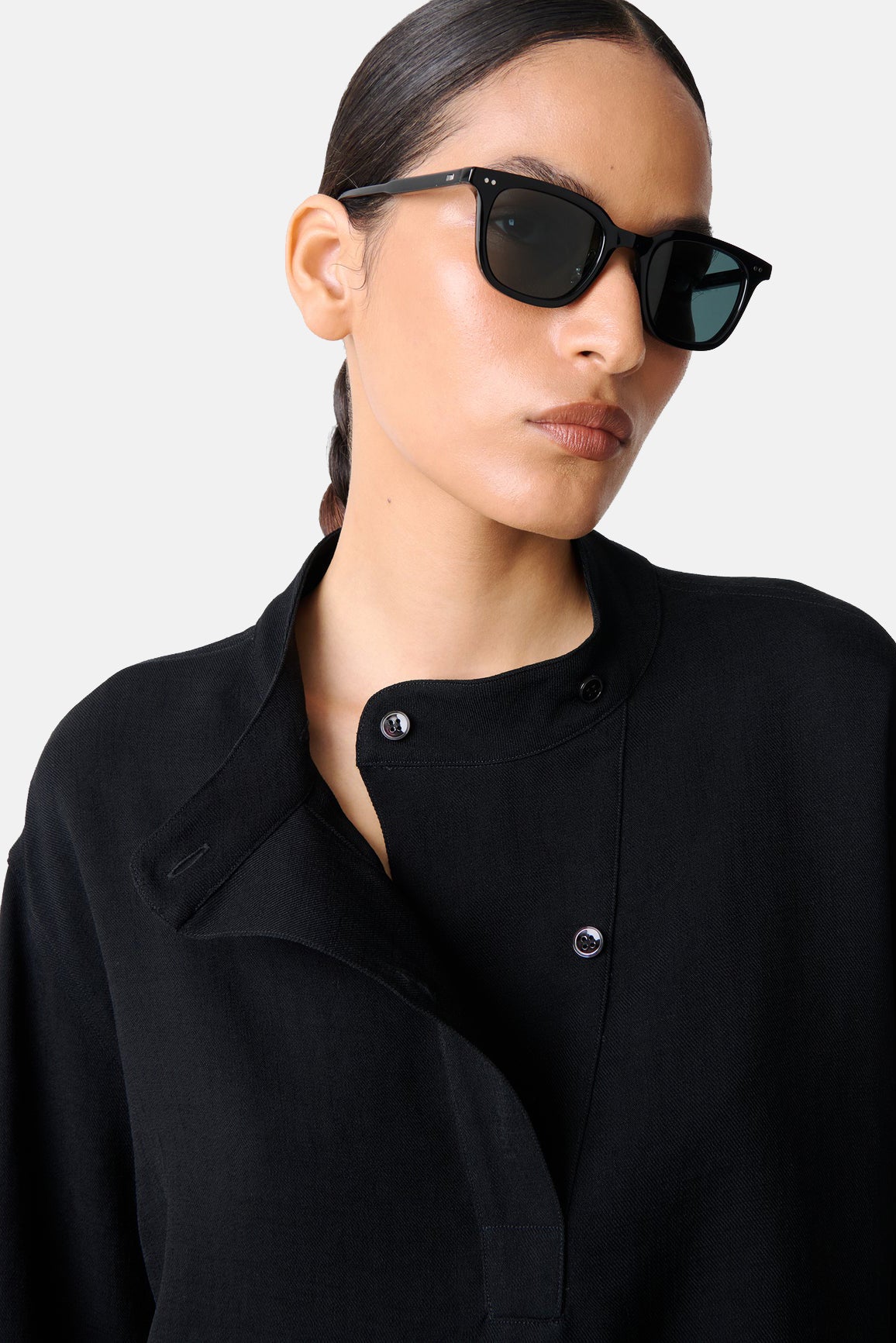 Black Dimas Collar Shirt