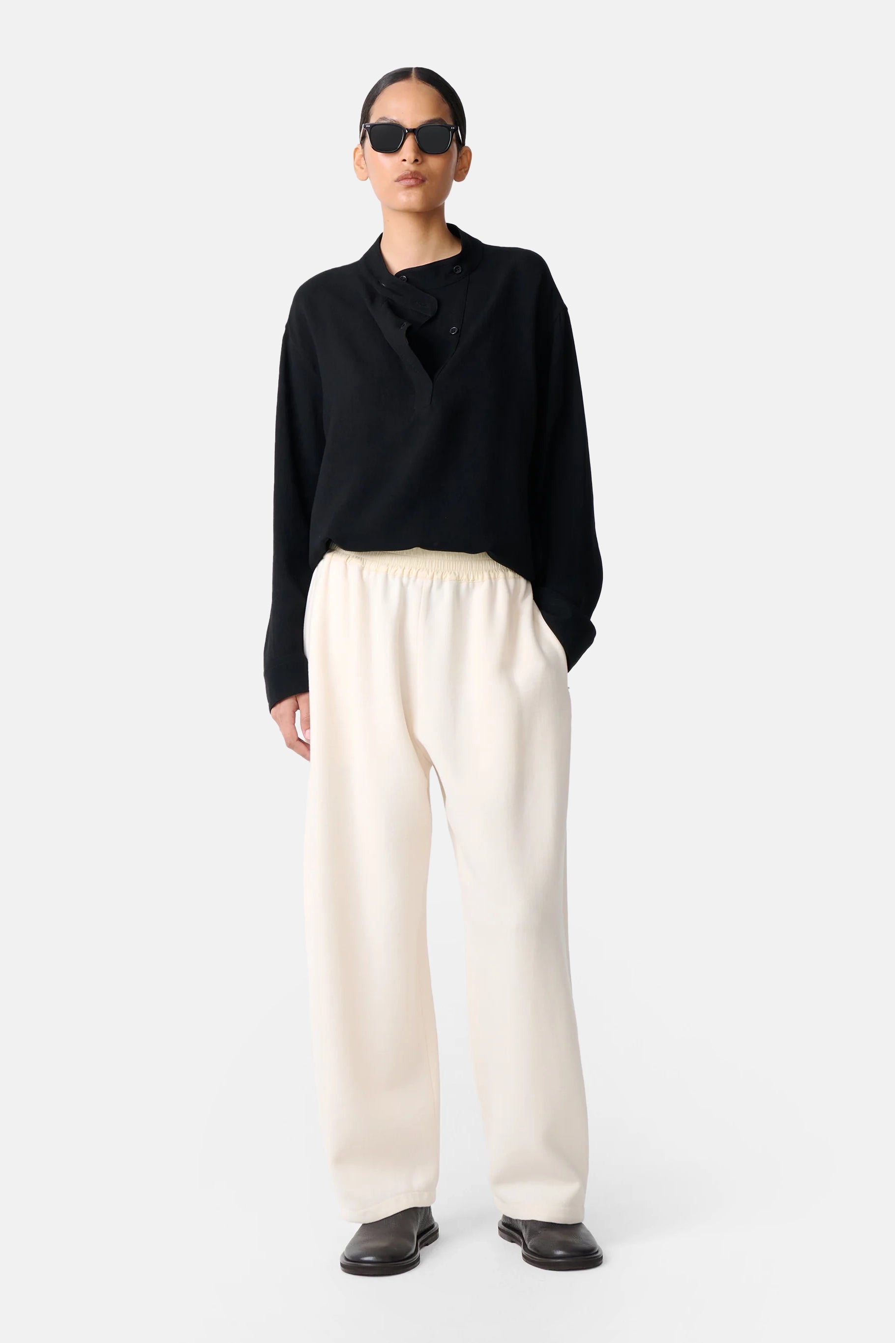Black Dimas Collar Shirt