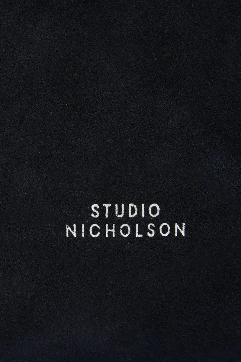 Darkest Navy Doublet Type 2 Suede Bag