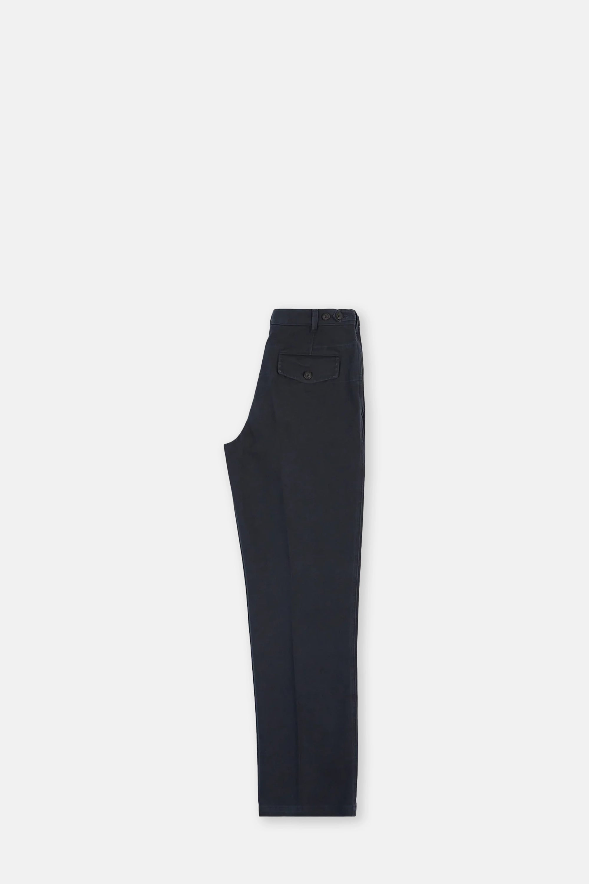 Dark Navy Heavy Cotton Twill Games Trousers