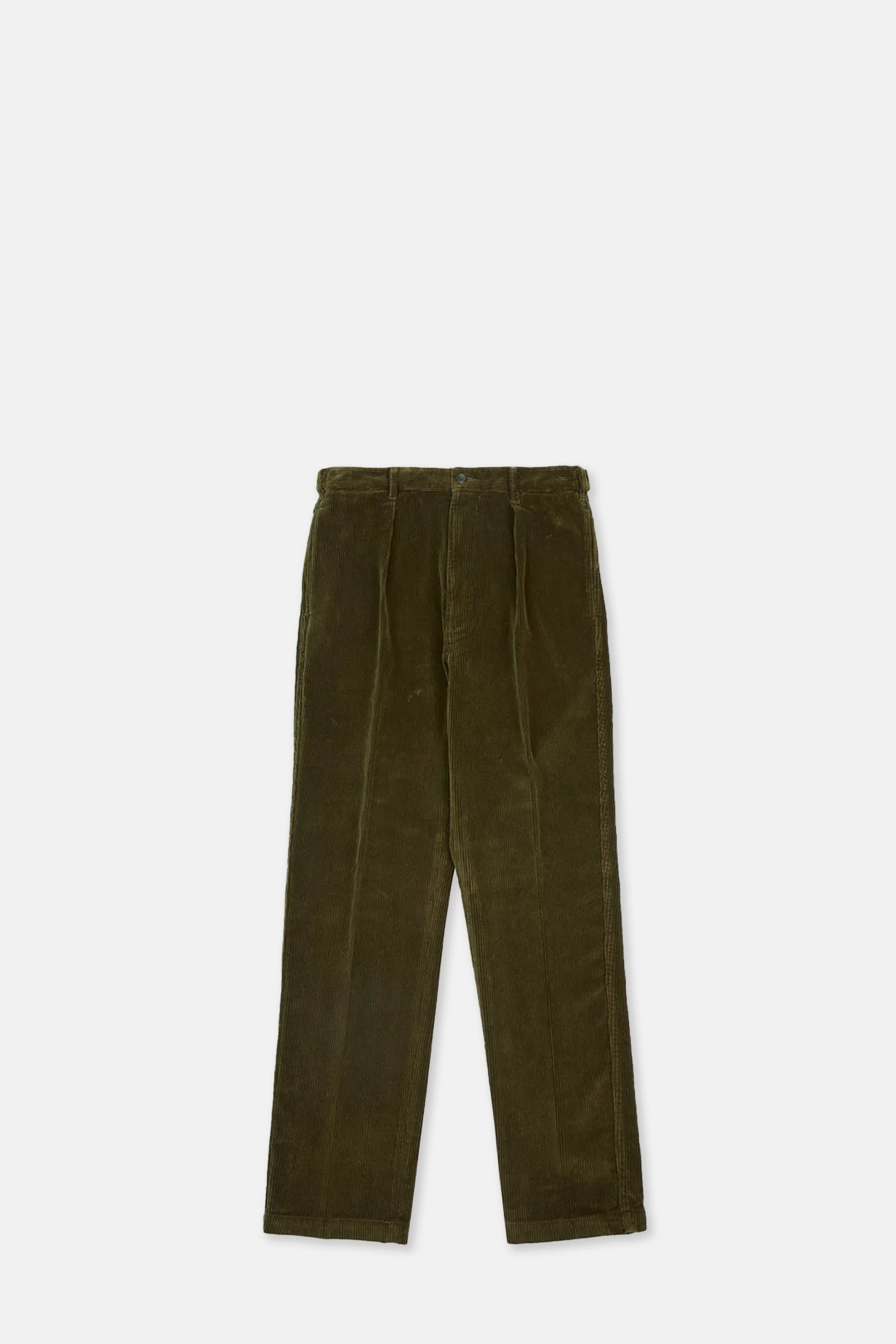 Olive Cotton Corduroy Games Trousers