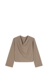 Draped Wool Top