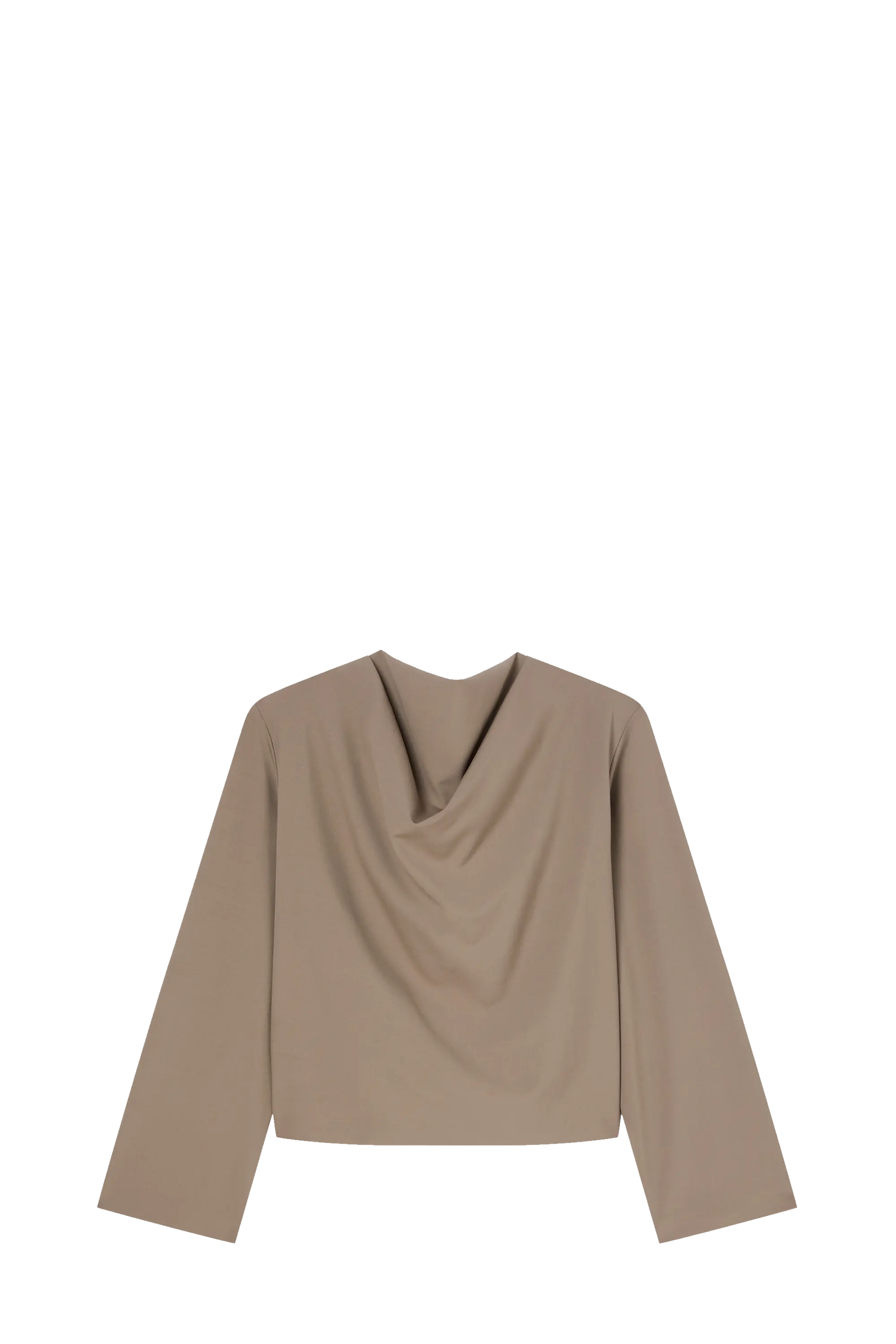 Draped Wool Top