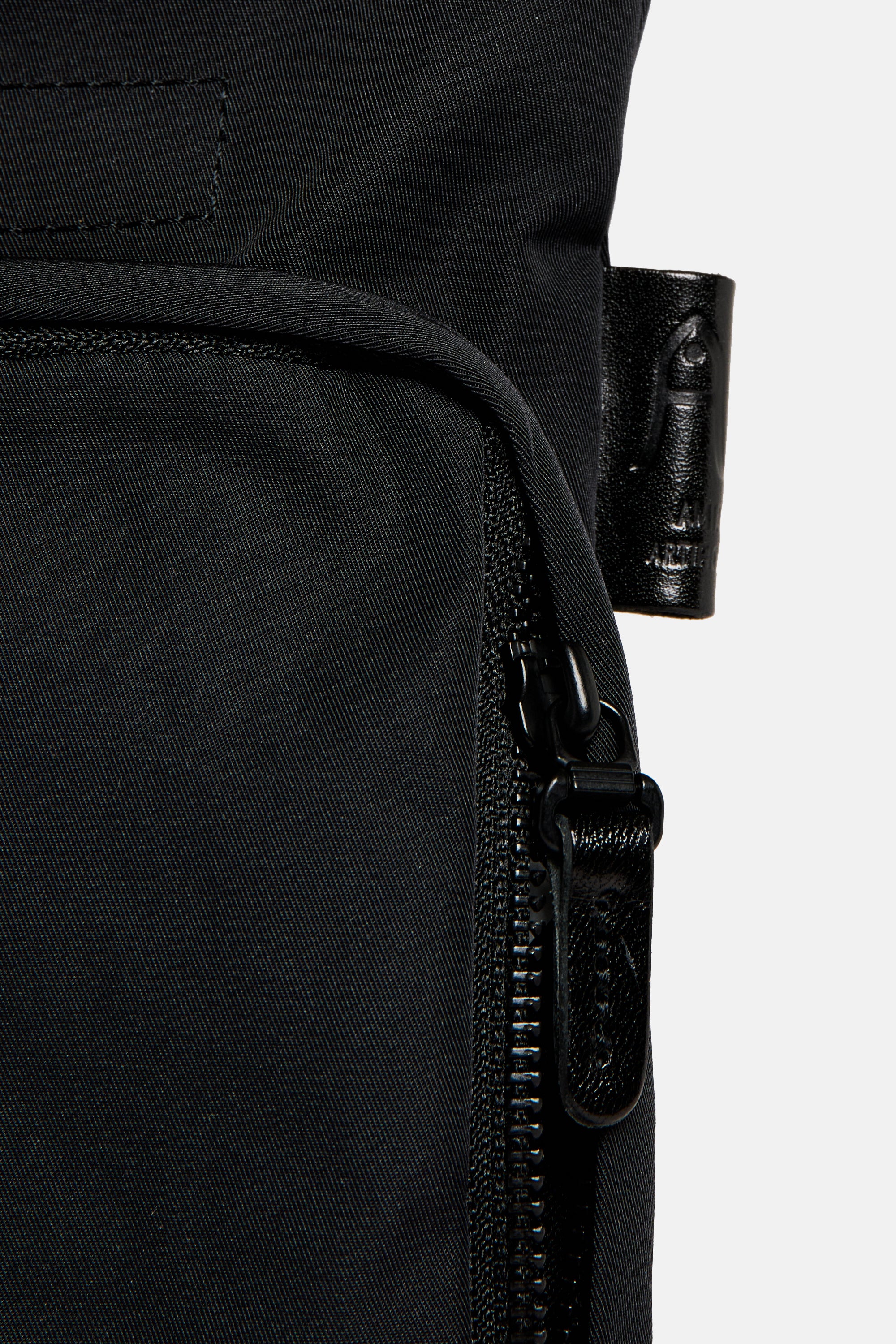 Black Gabardine Helmetbag