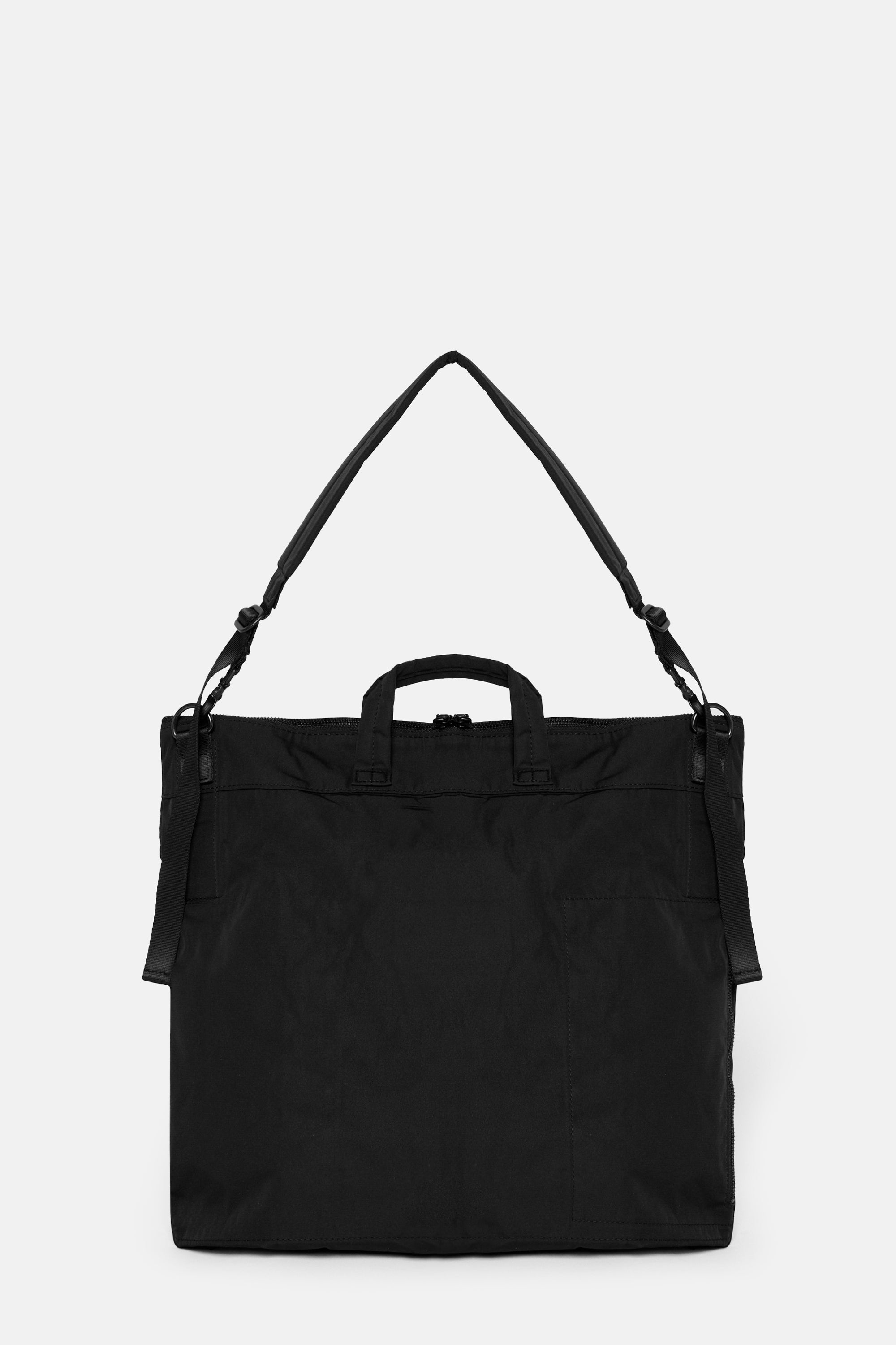 Black Gabardine Helmetbag
