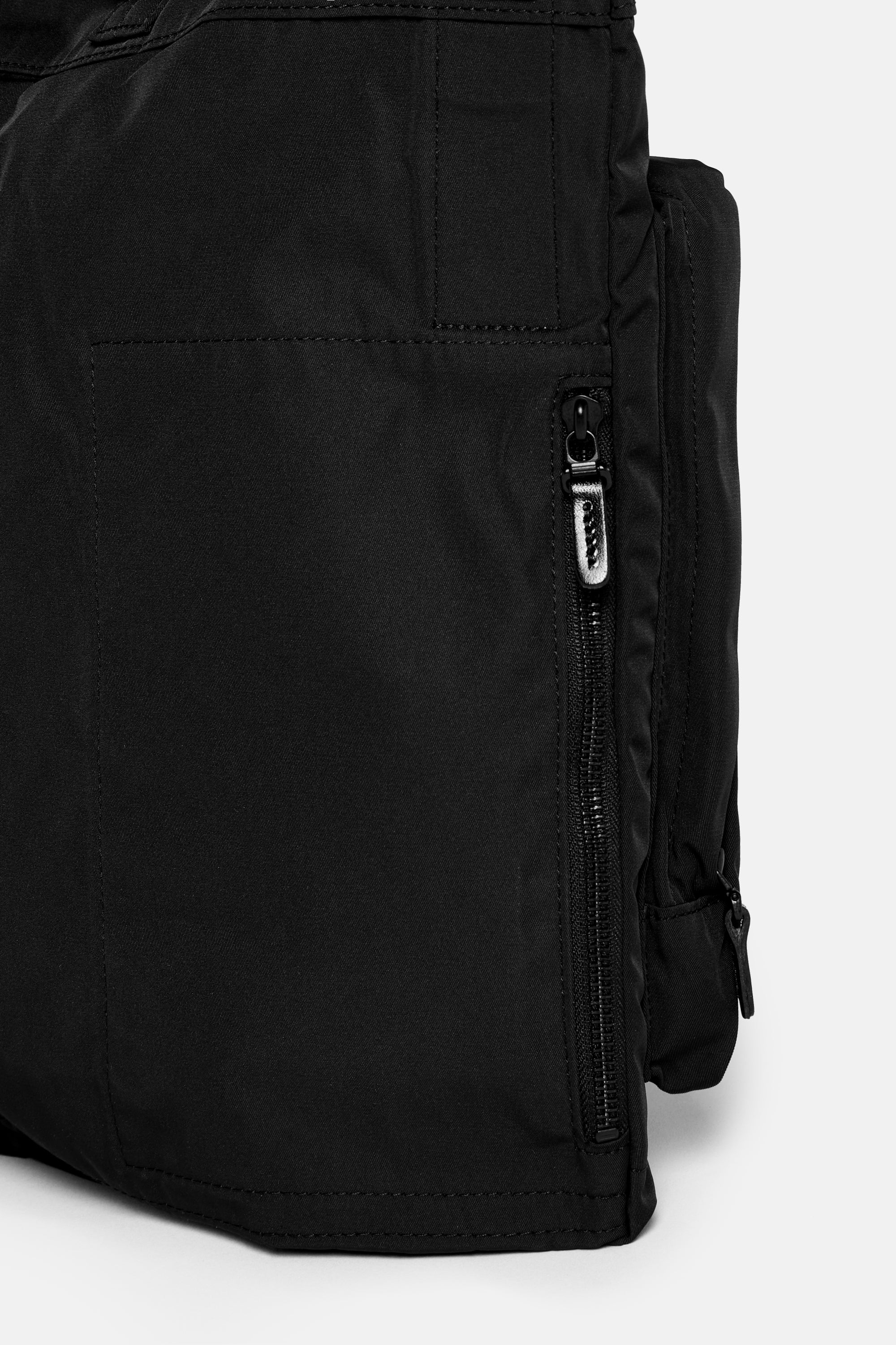 Black Gabardine Helmetbag
