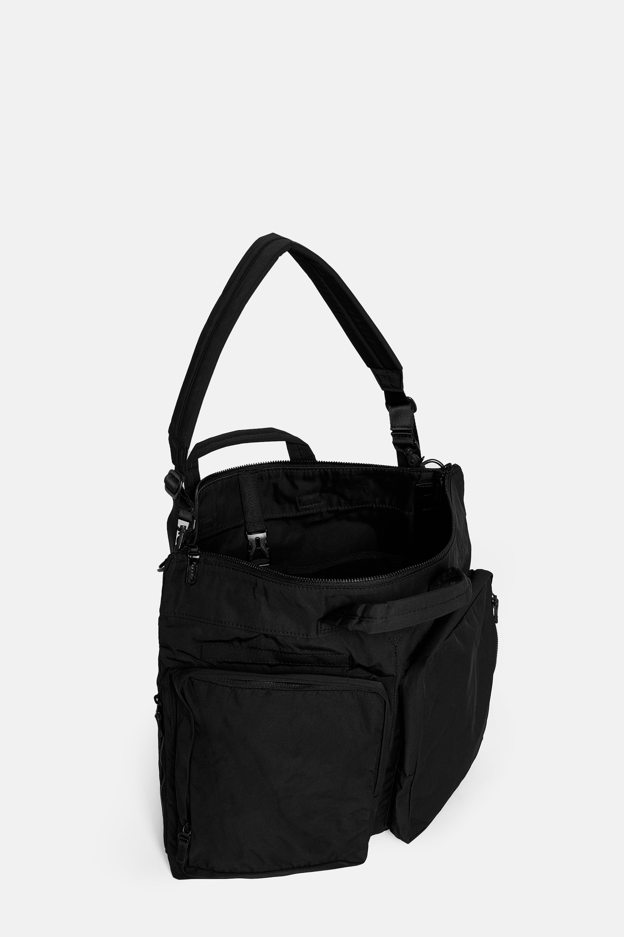 Black Gabardine Helmetbag