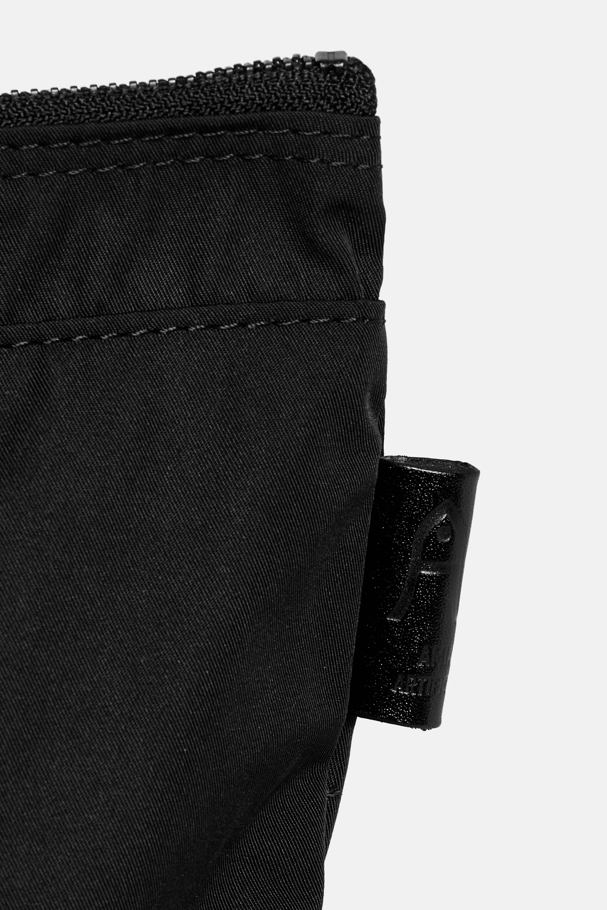 Black Gabardine Paperbag